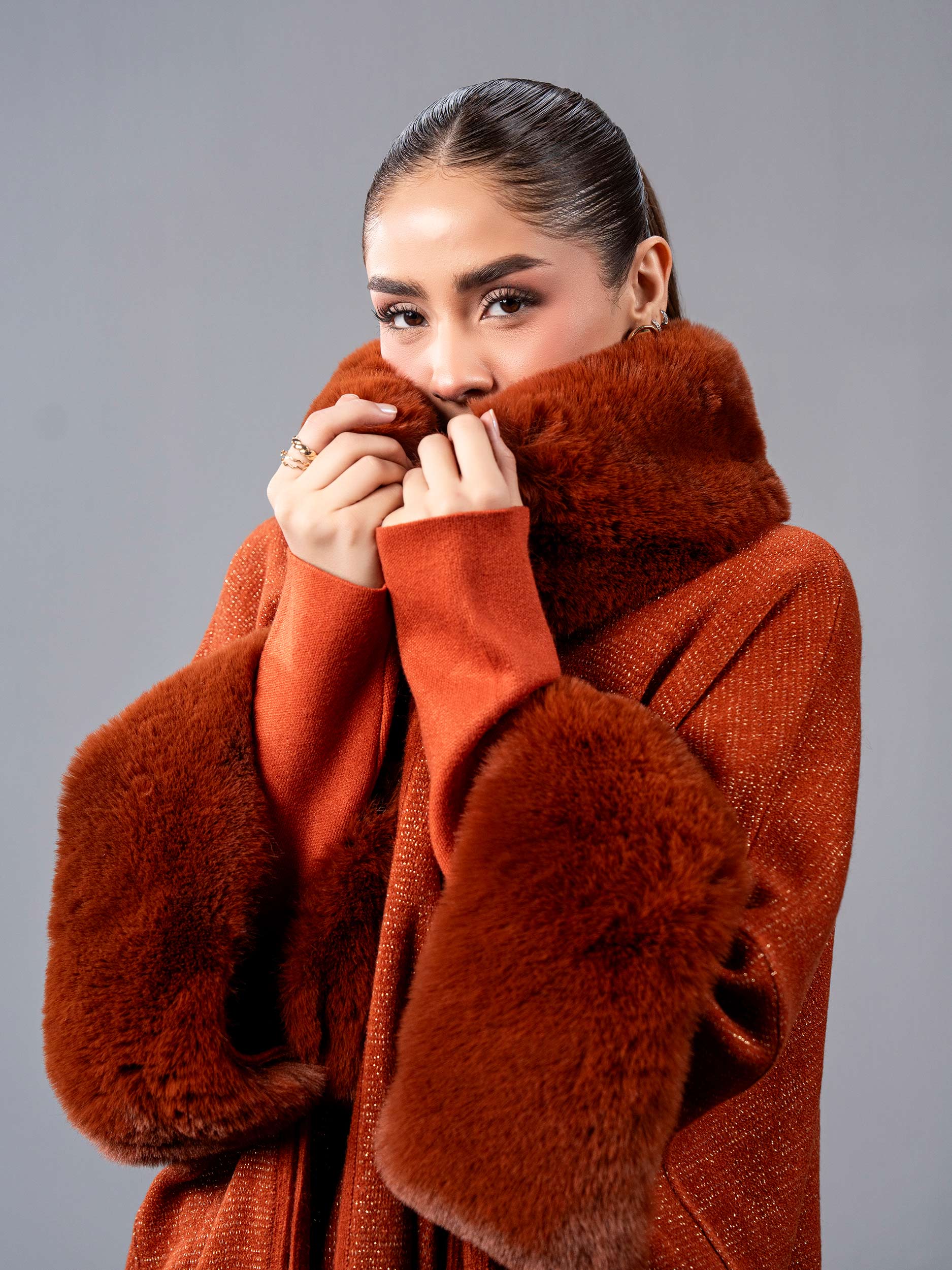 Woolen Blend Cape - Image 6
