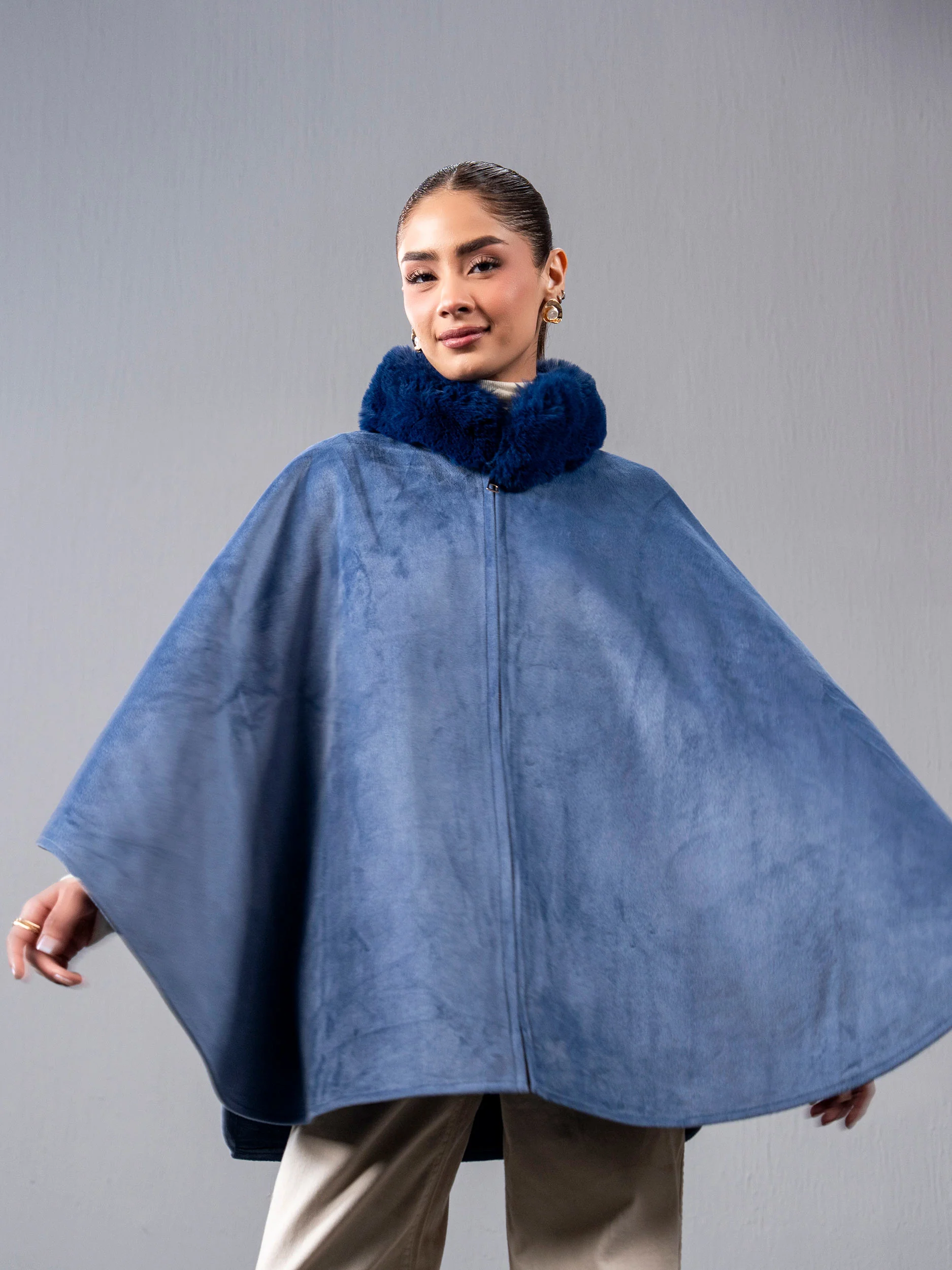 Suede Cape - Image 4