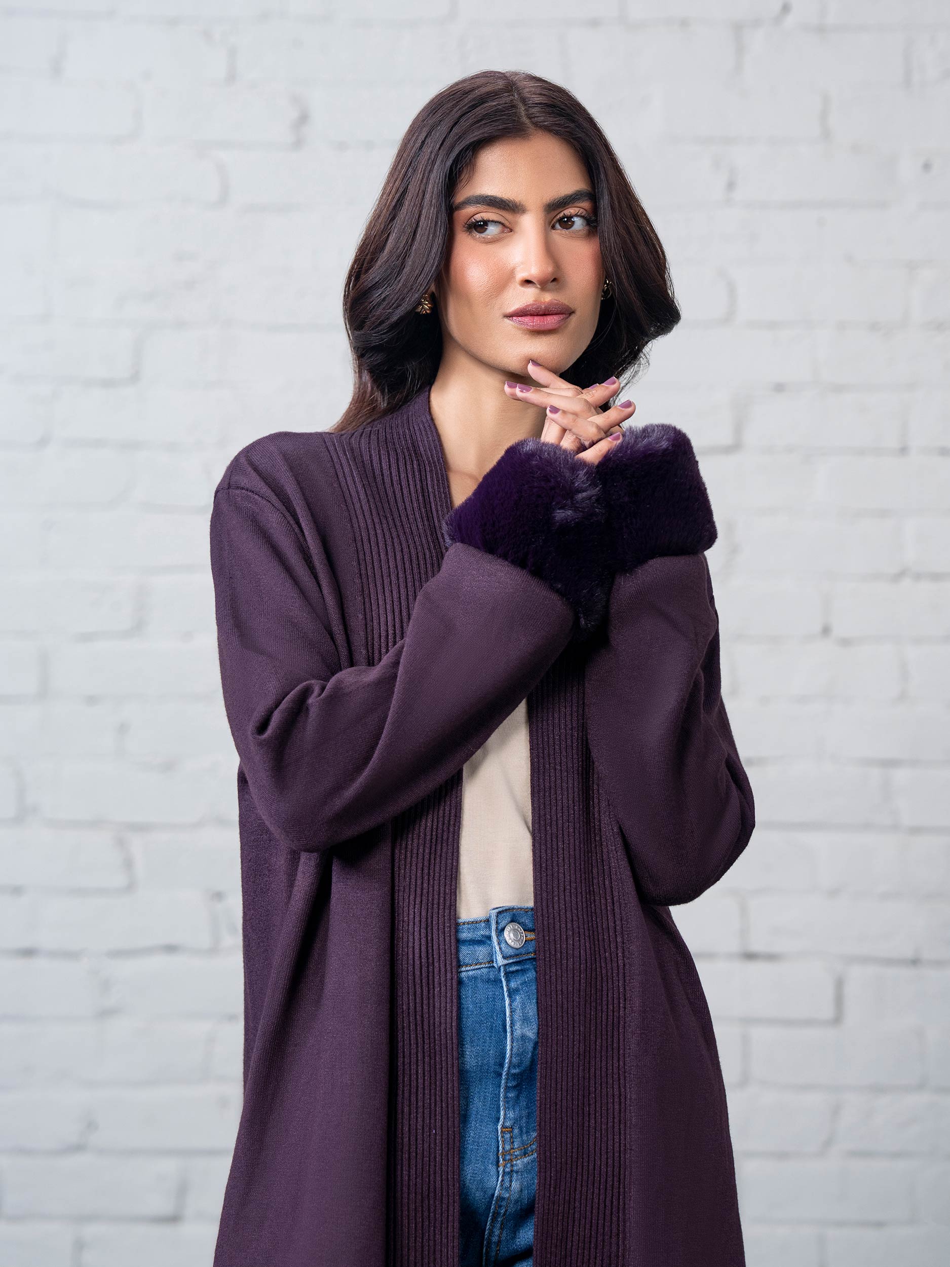 Woolen Blend Cardigan - Image 4