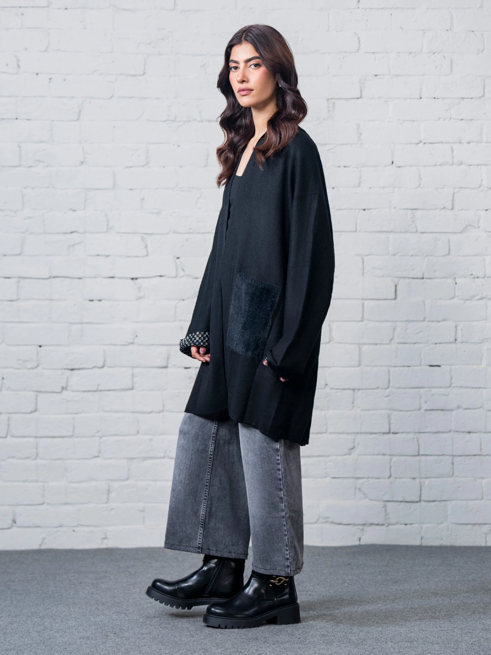 Woolen Blend Cardigan - Image 2