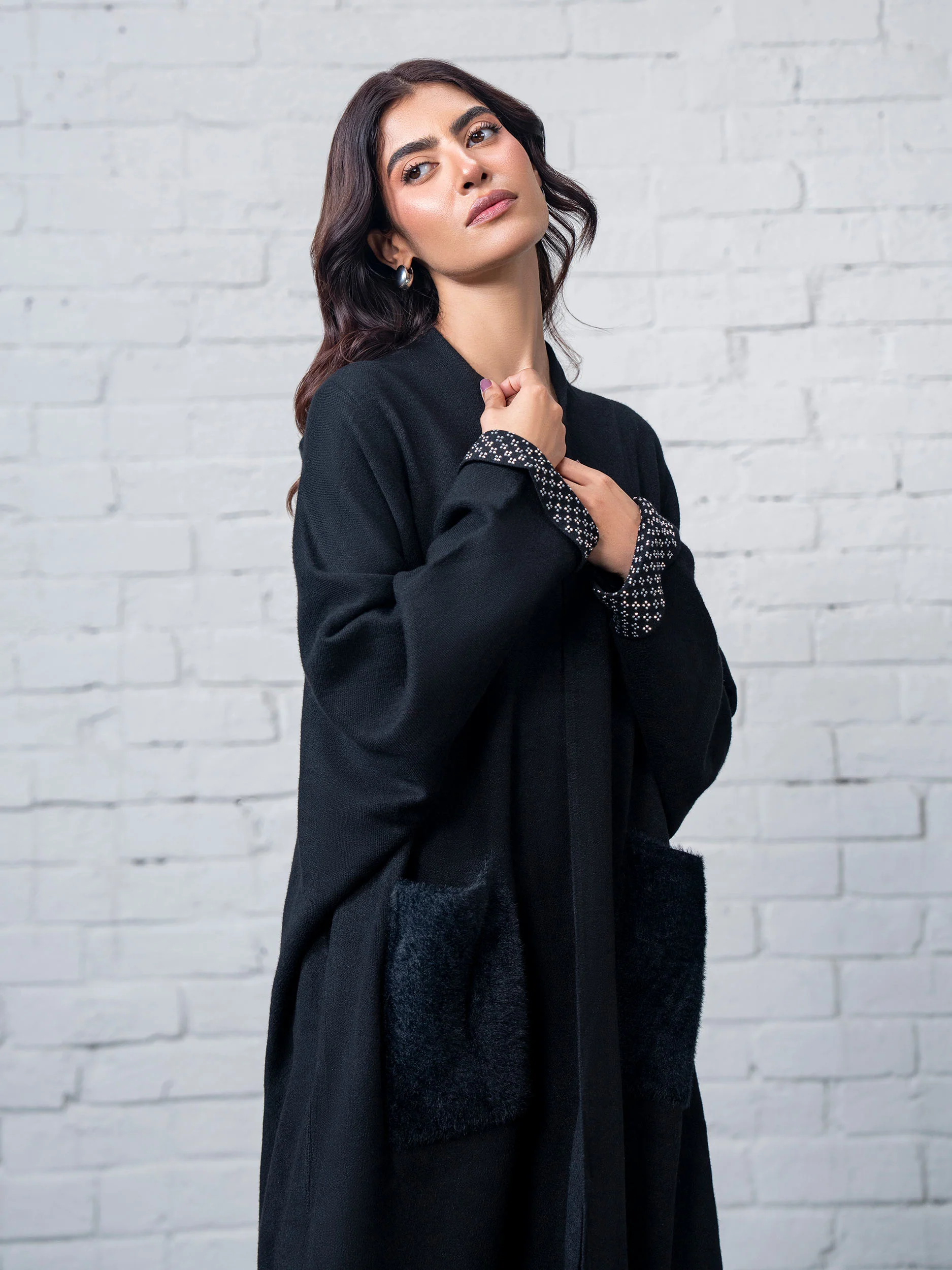 Woolen Blend Cardigan - Image 4