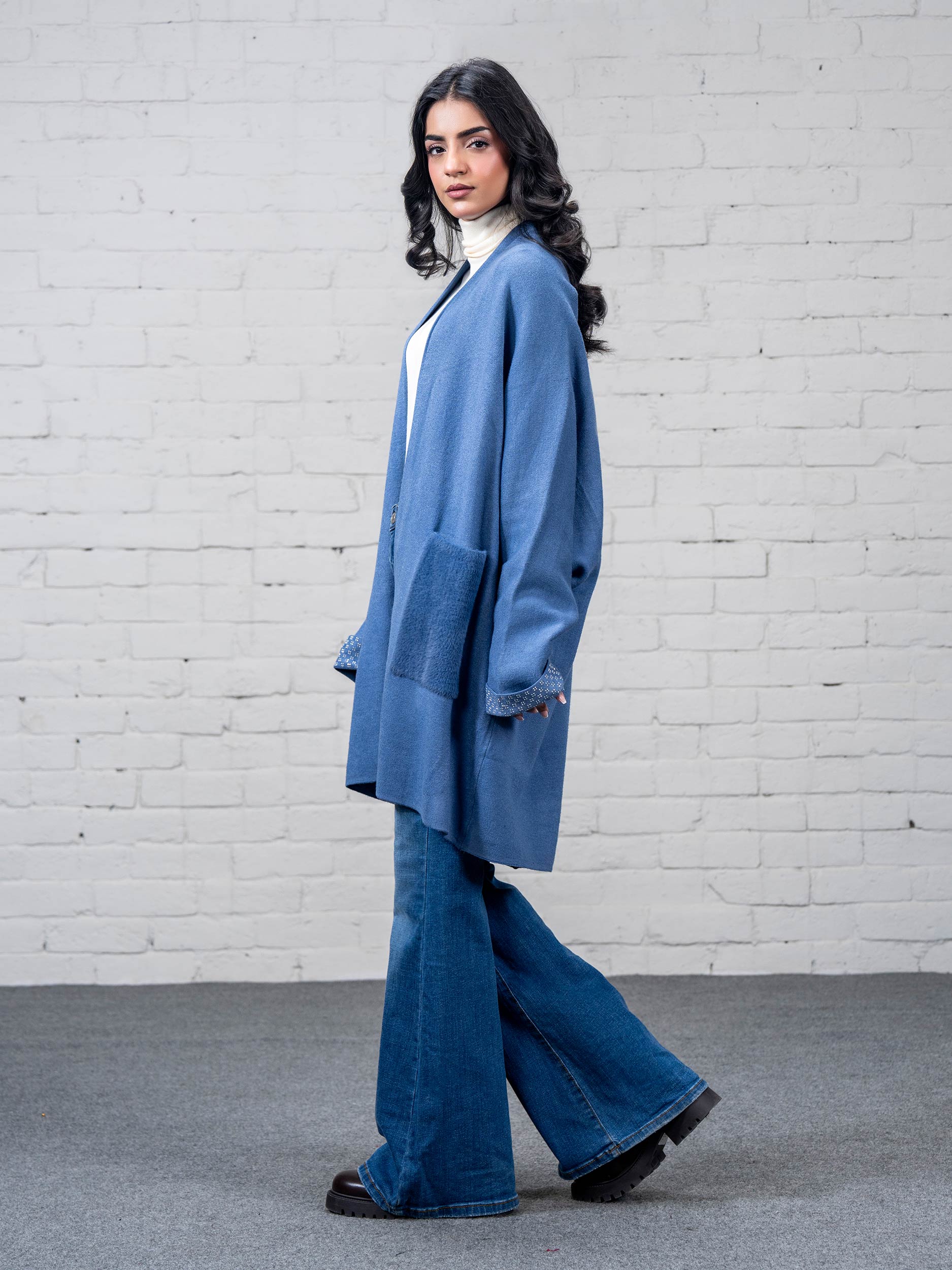 Woolen Blend Cardigan - Image 2