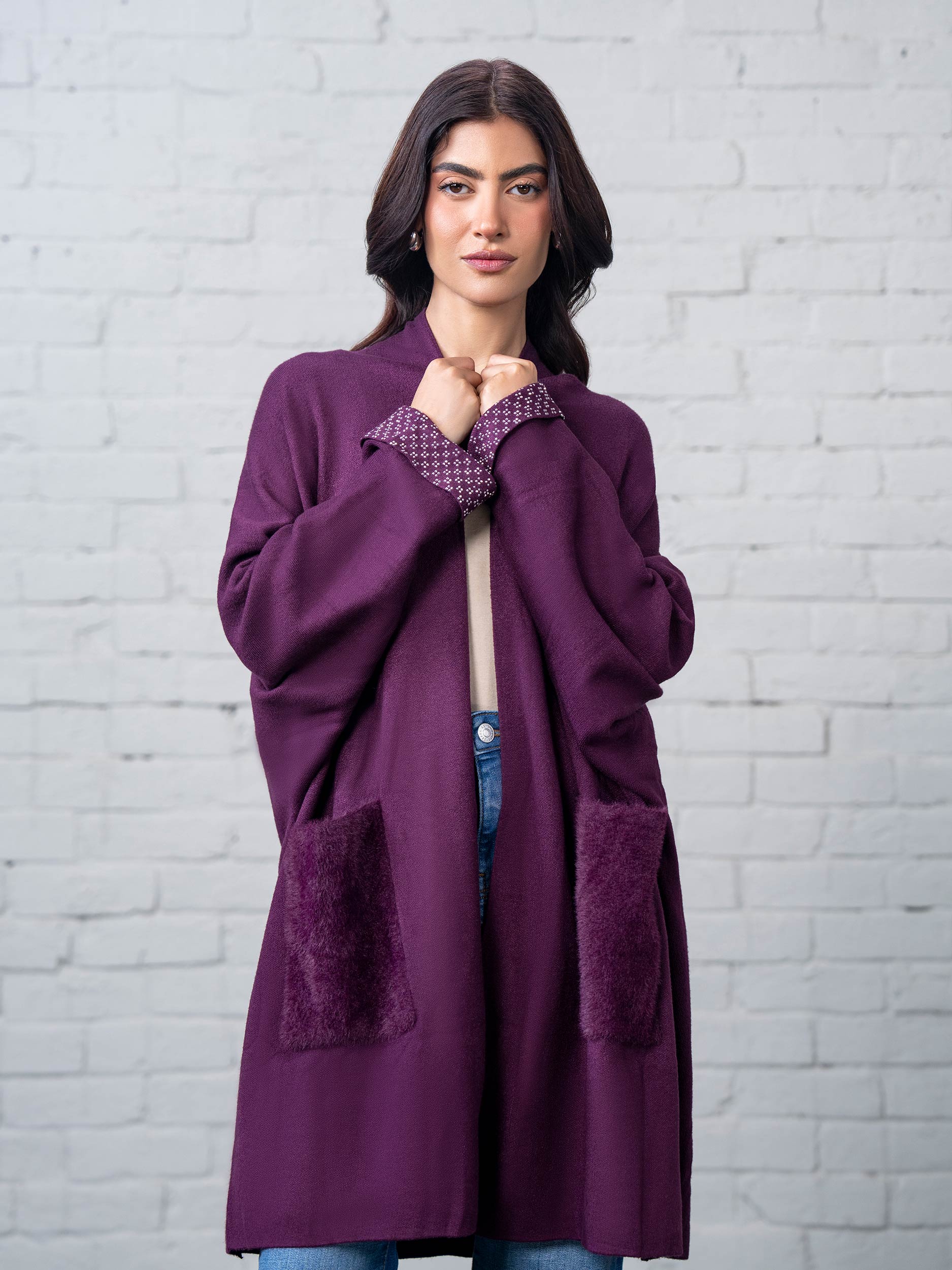 Woolen Blend Cardigan - Image 4