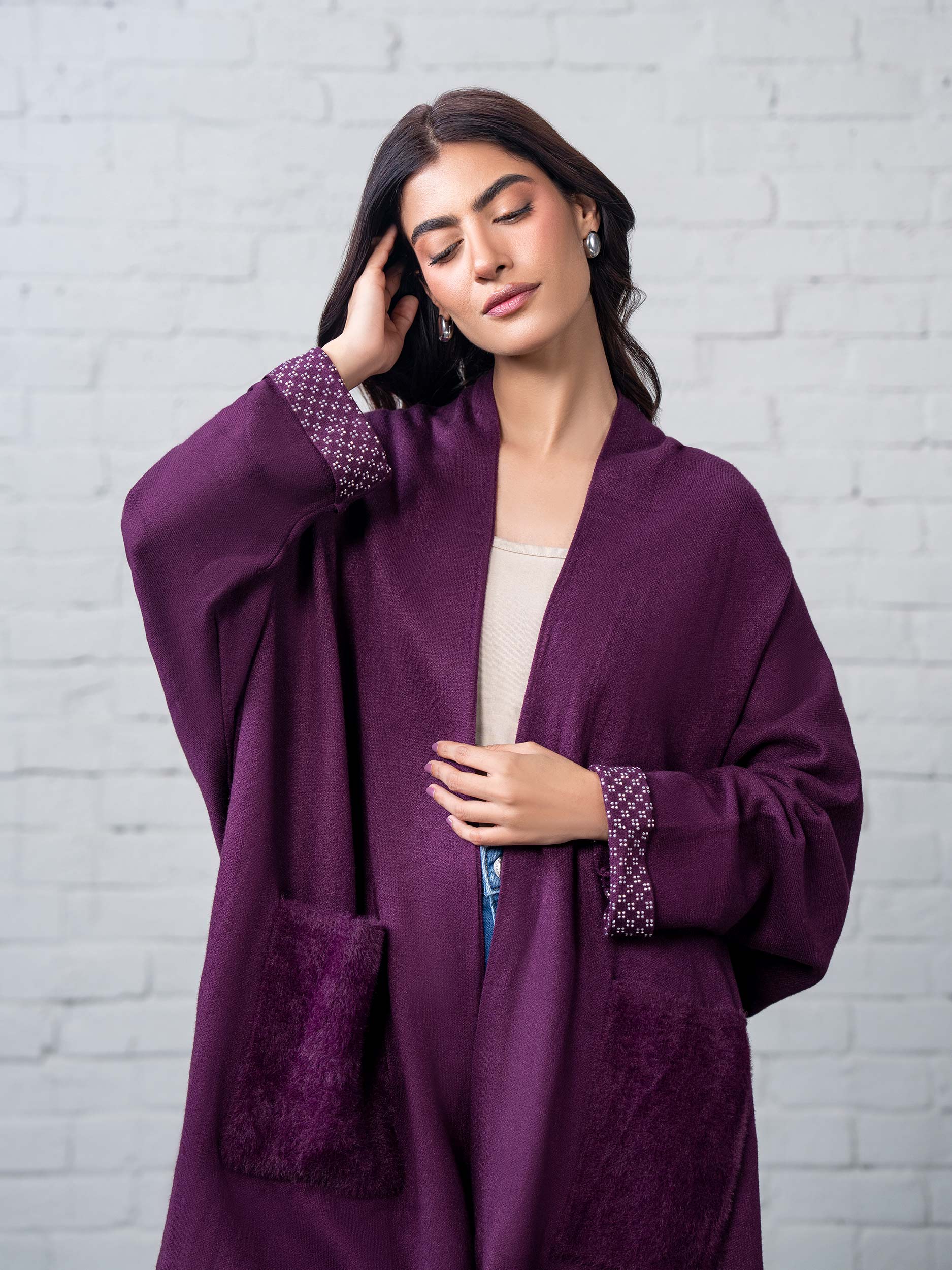 Woolen Blend Cardigan - Image 5