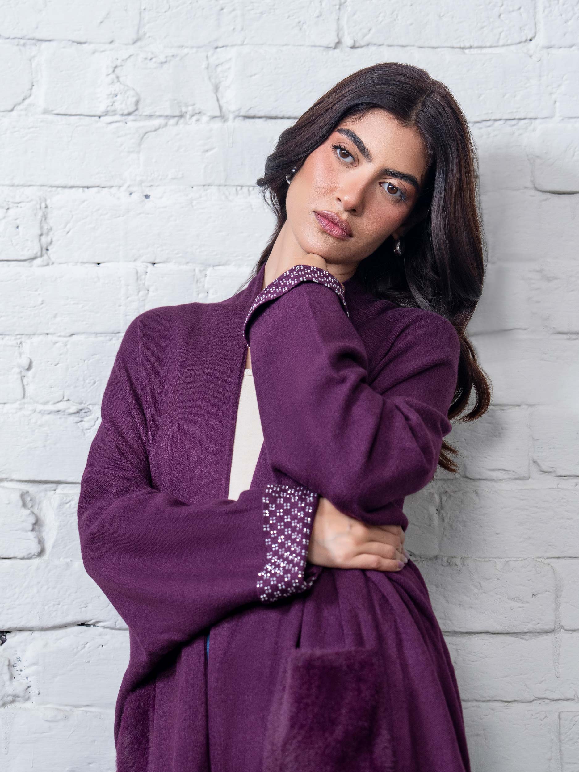 Woolen Blend Cardigan - Image 6