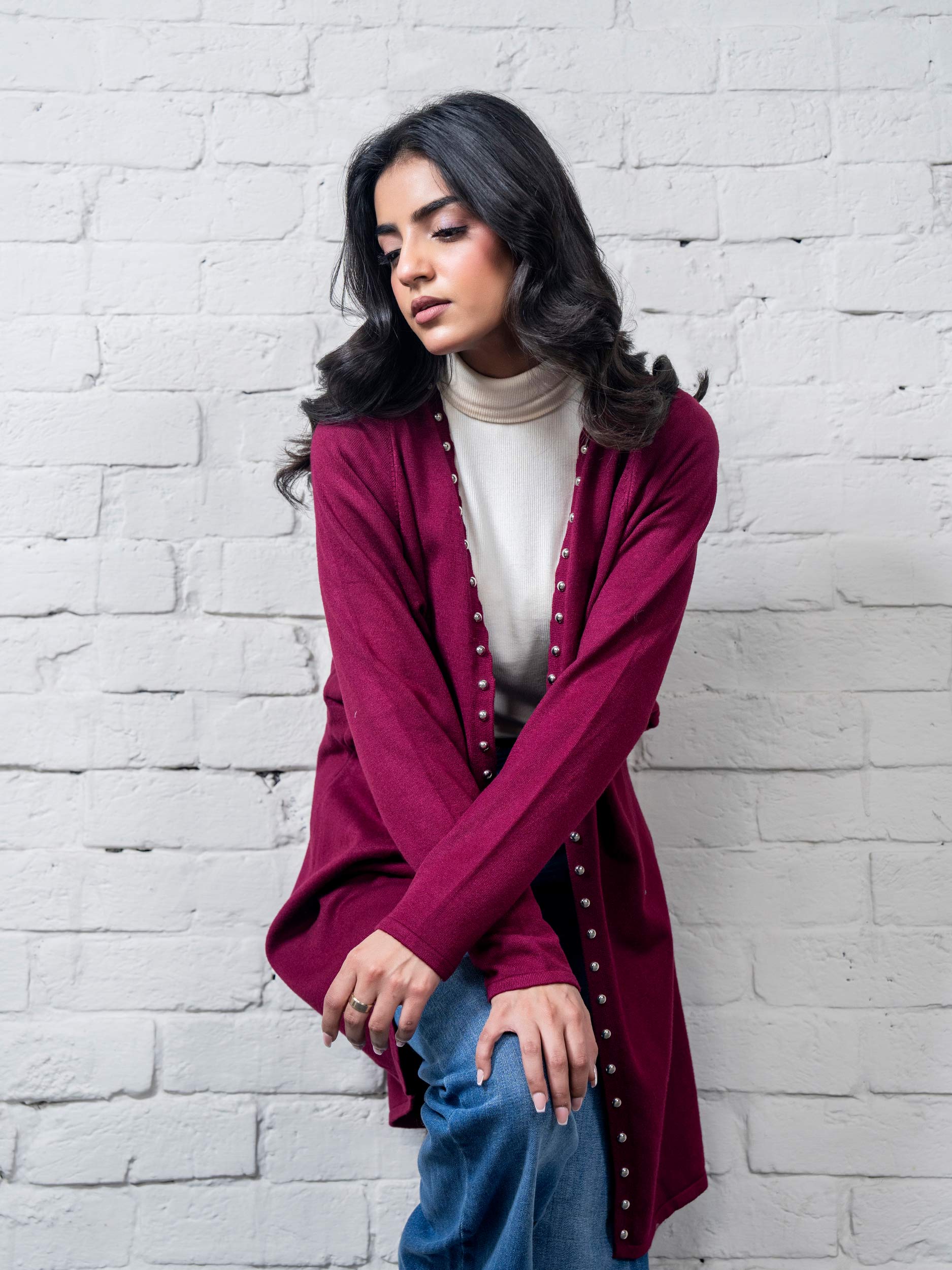 Woolen Blend Cardigan - Image 6