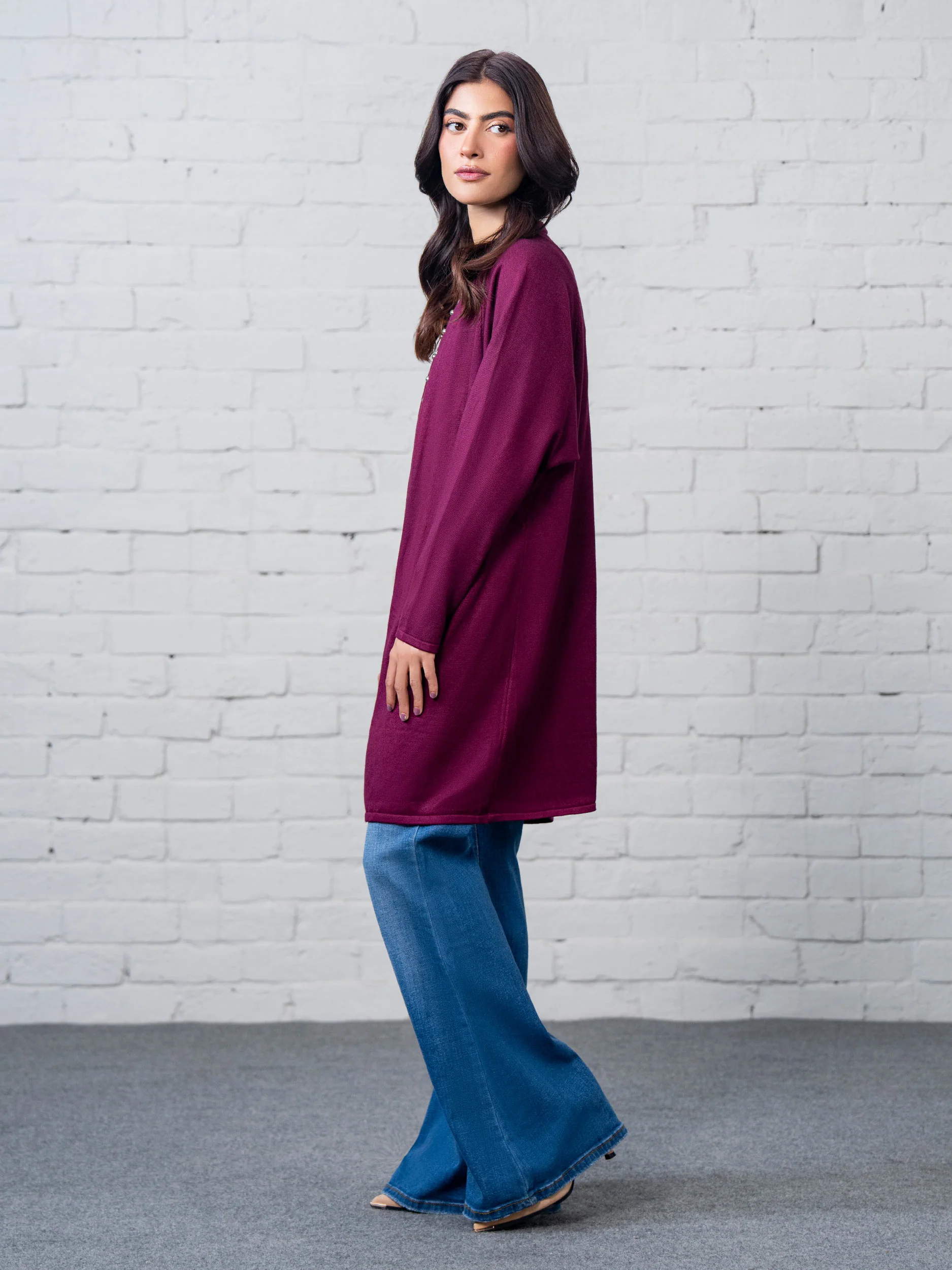 Woolen Blend Cardigan - Image 3