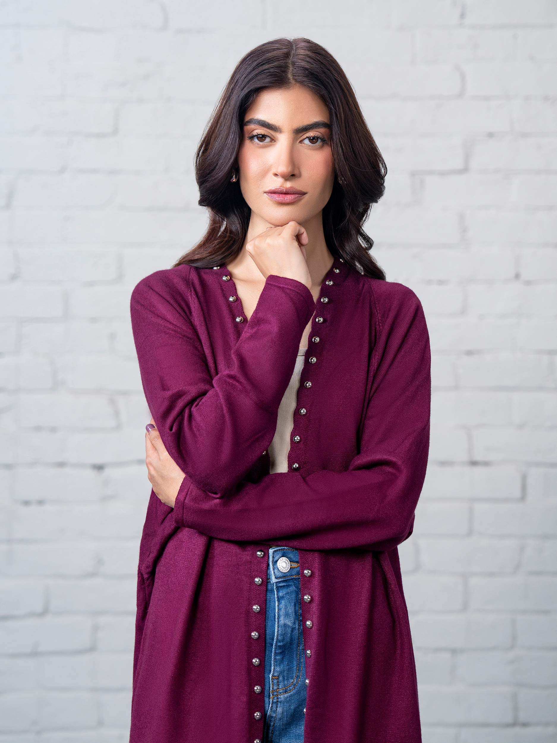 Woolen Blend Cardigan - Image 5
