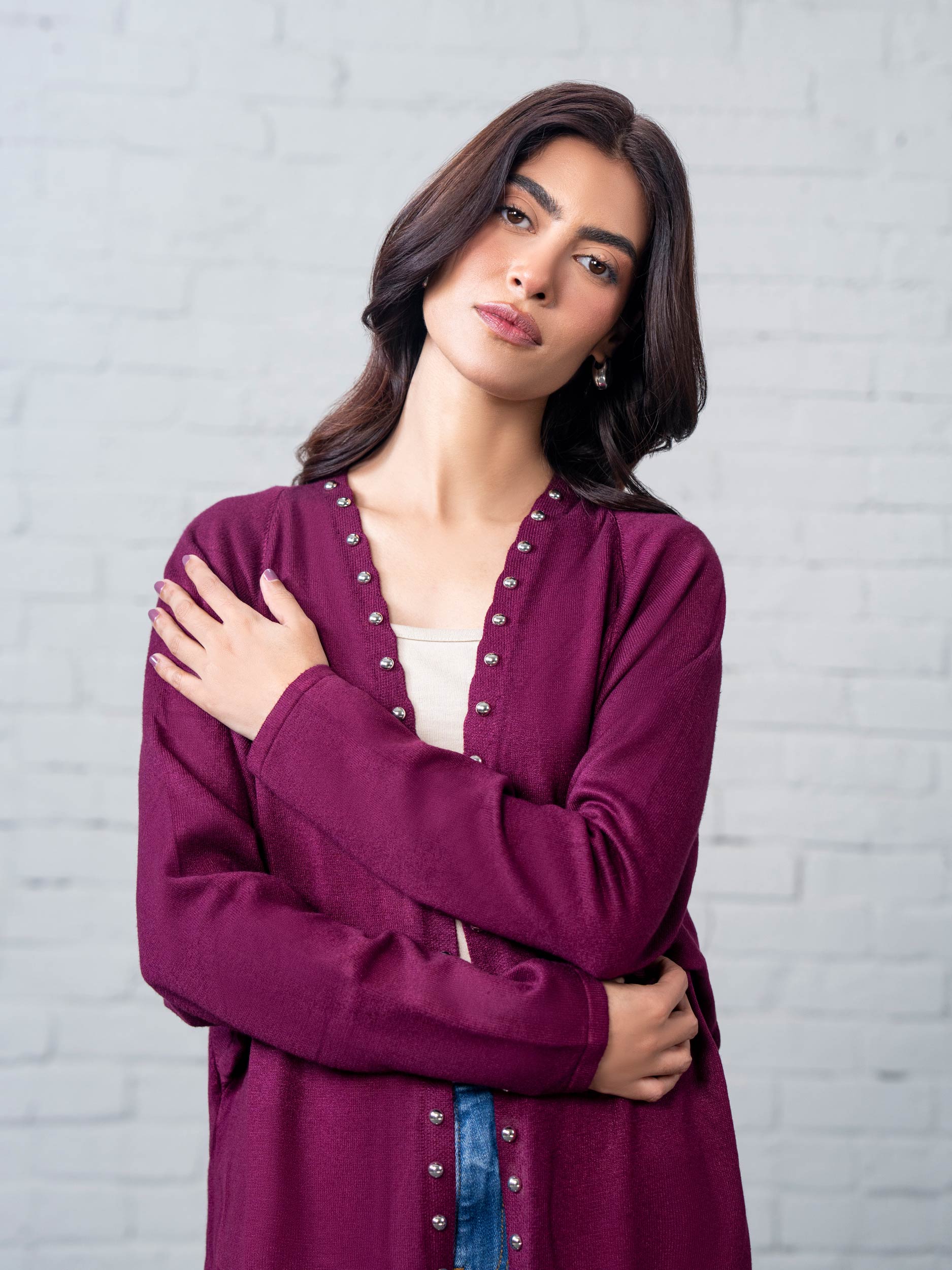Woolen Blend Cardigan - Image 6