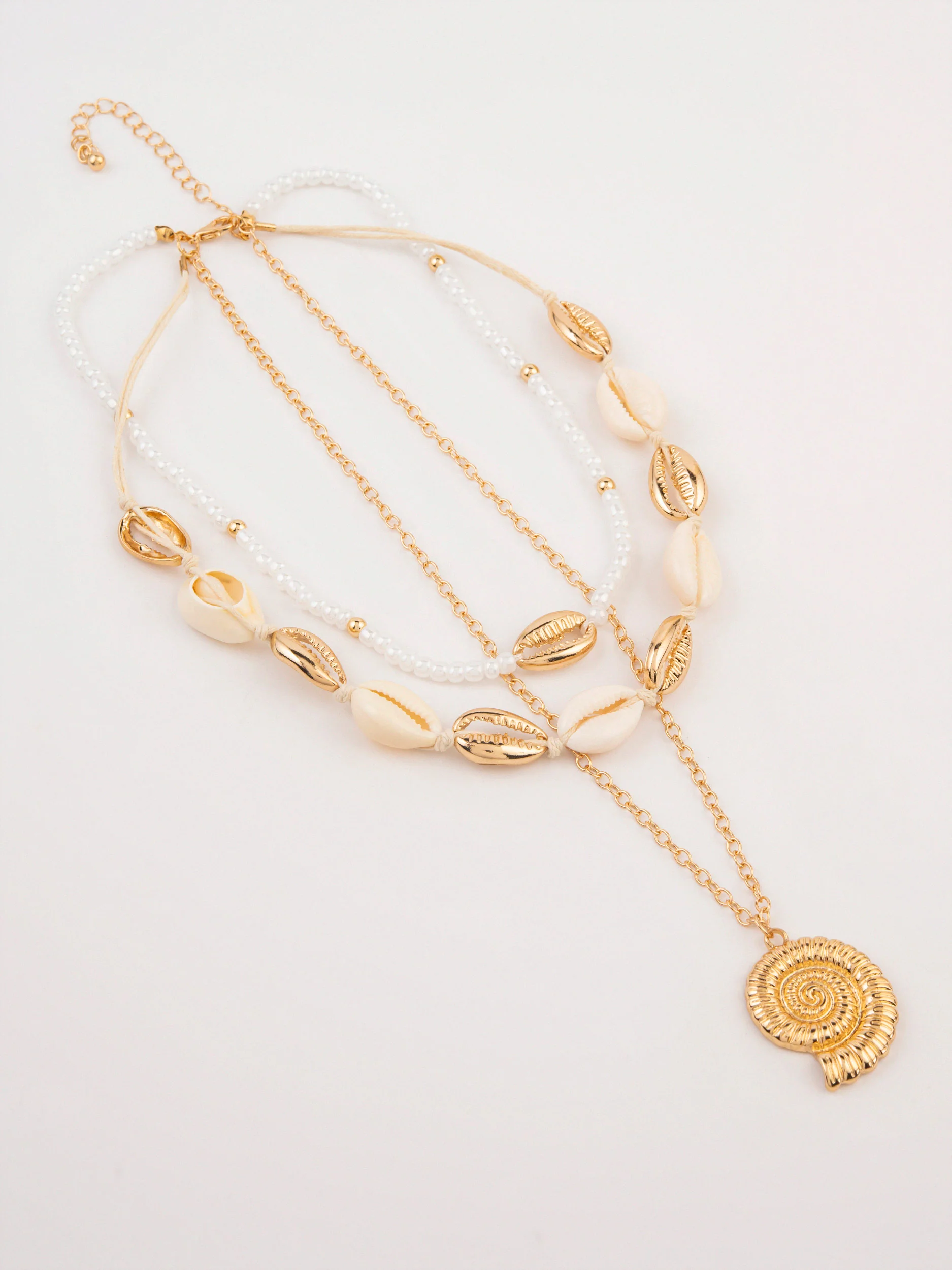 Seashell Layered Necklace - Image 2