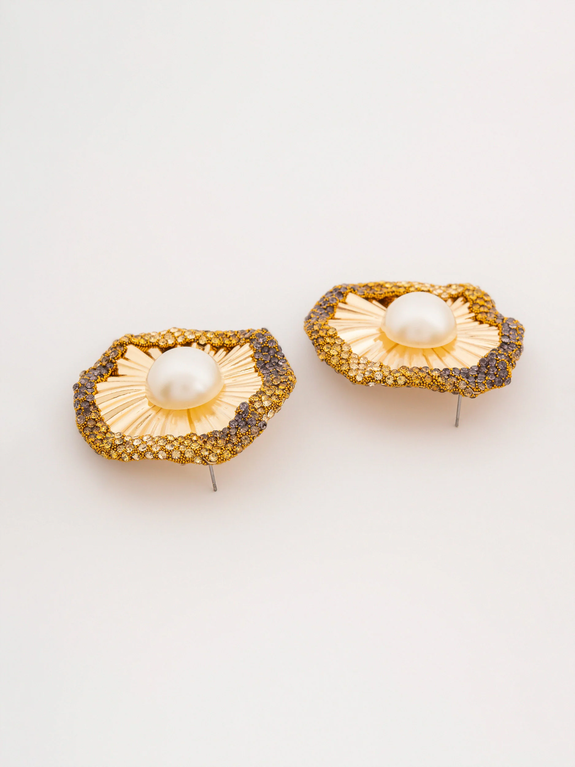 Pearl Halo Earrings - Image 2