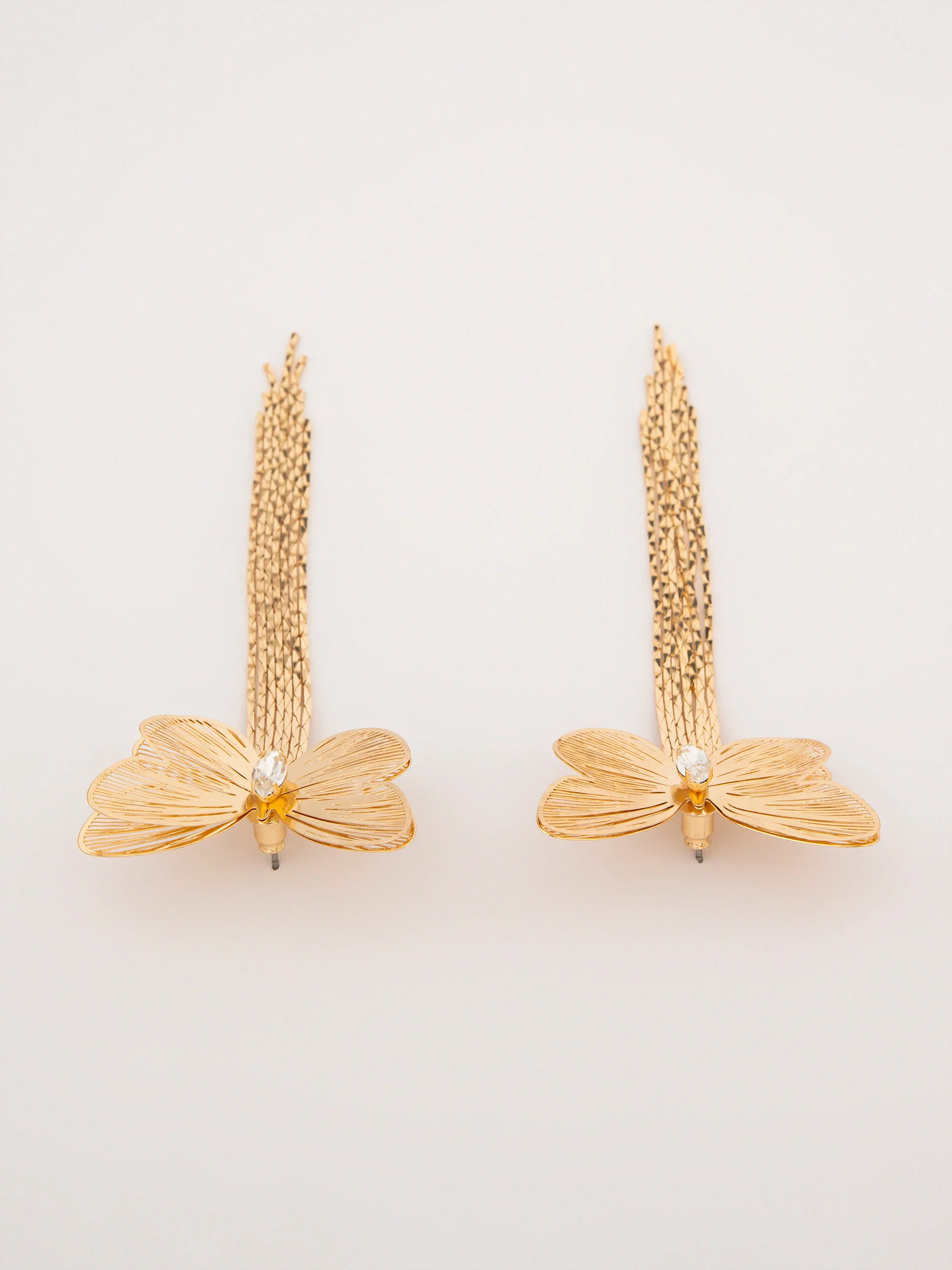 Butterfly Chain Earrings - Image 2