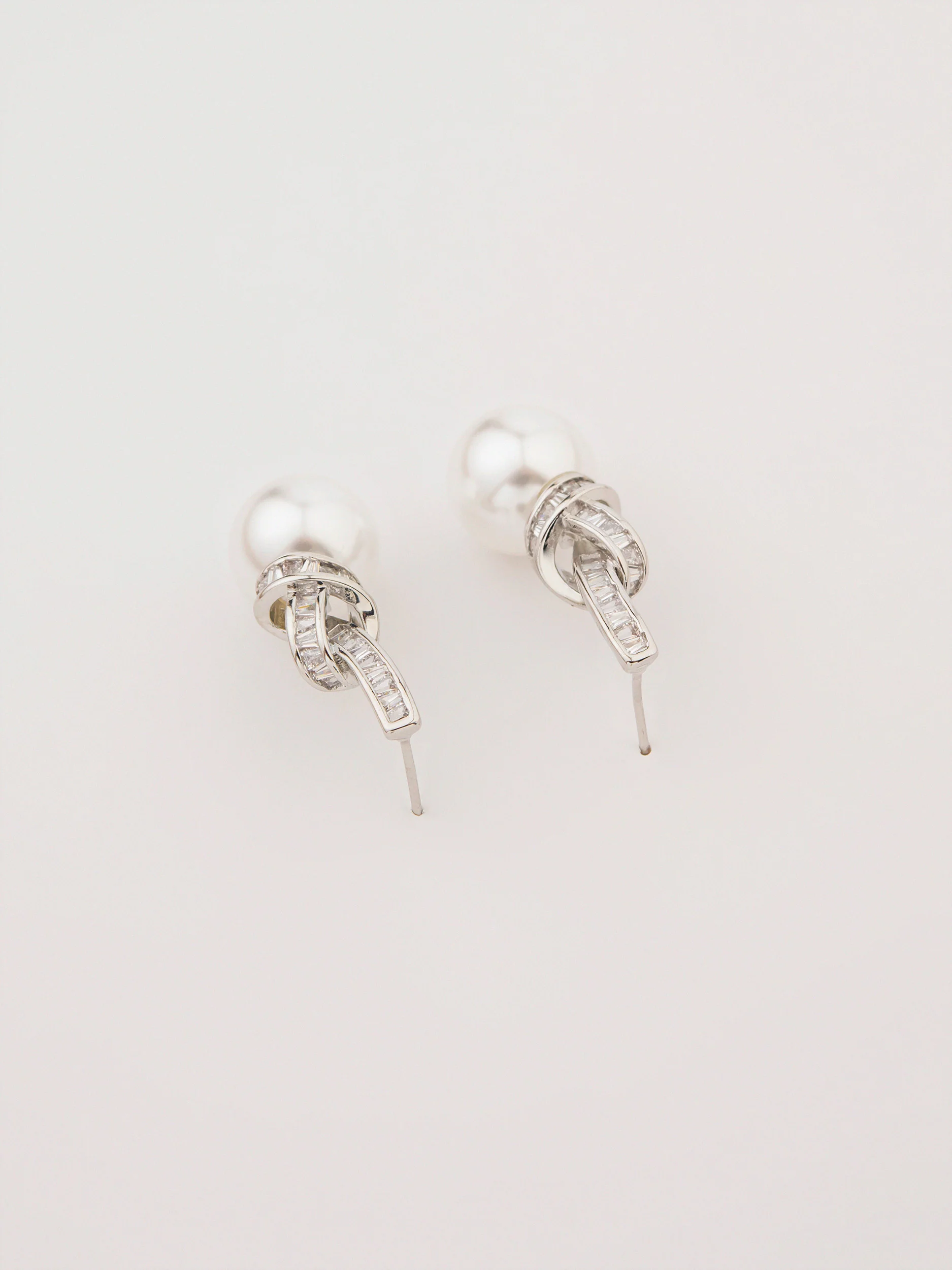 Pearl Knot Earrings - Image 2