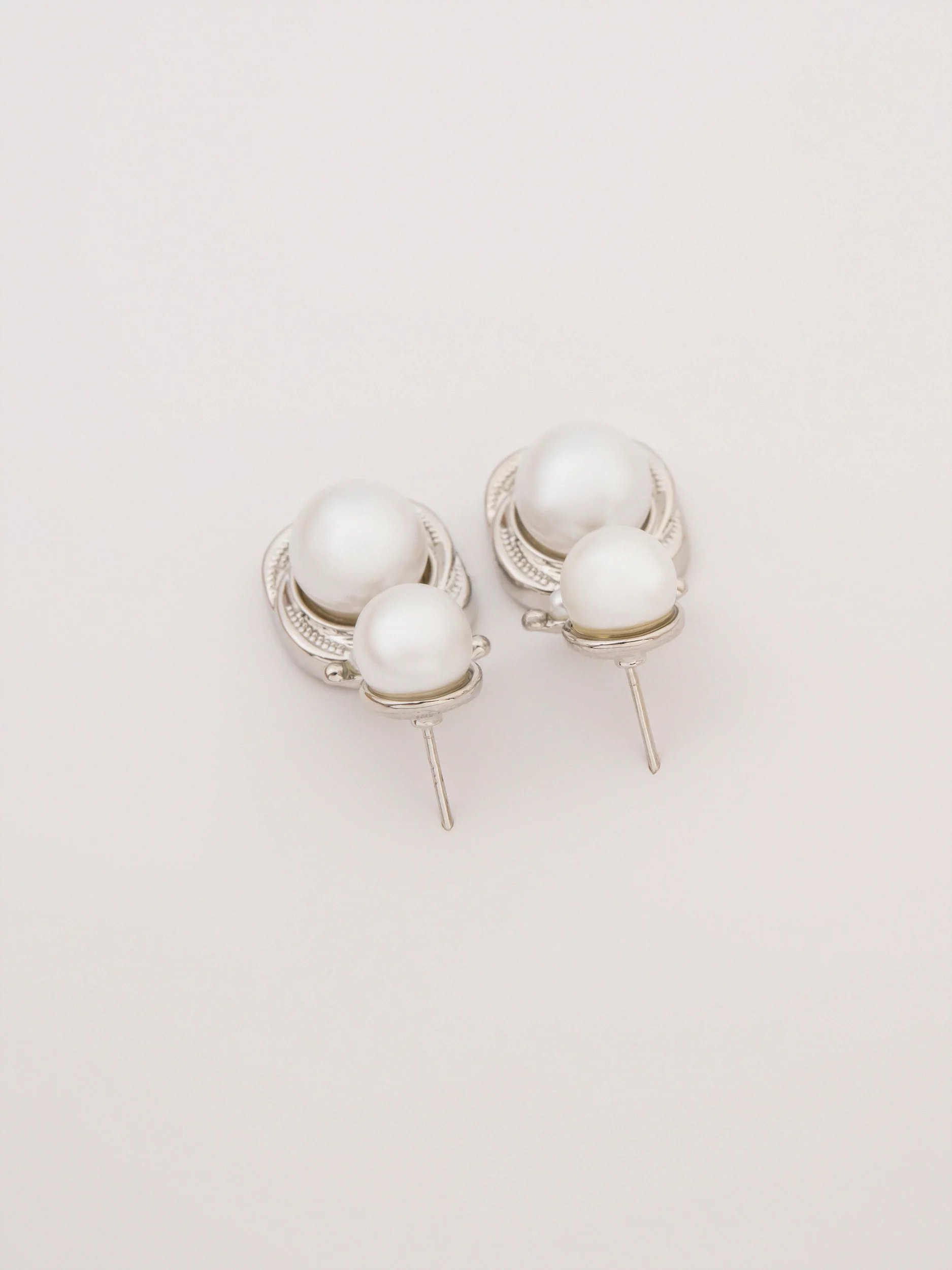 Dual Pearl Studs - Image 2