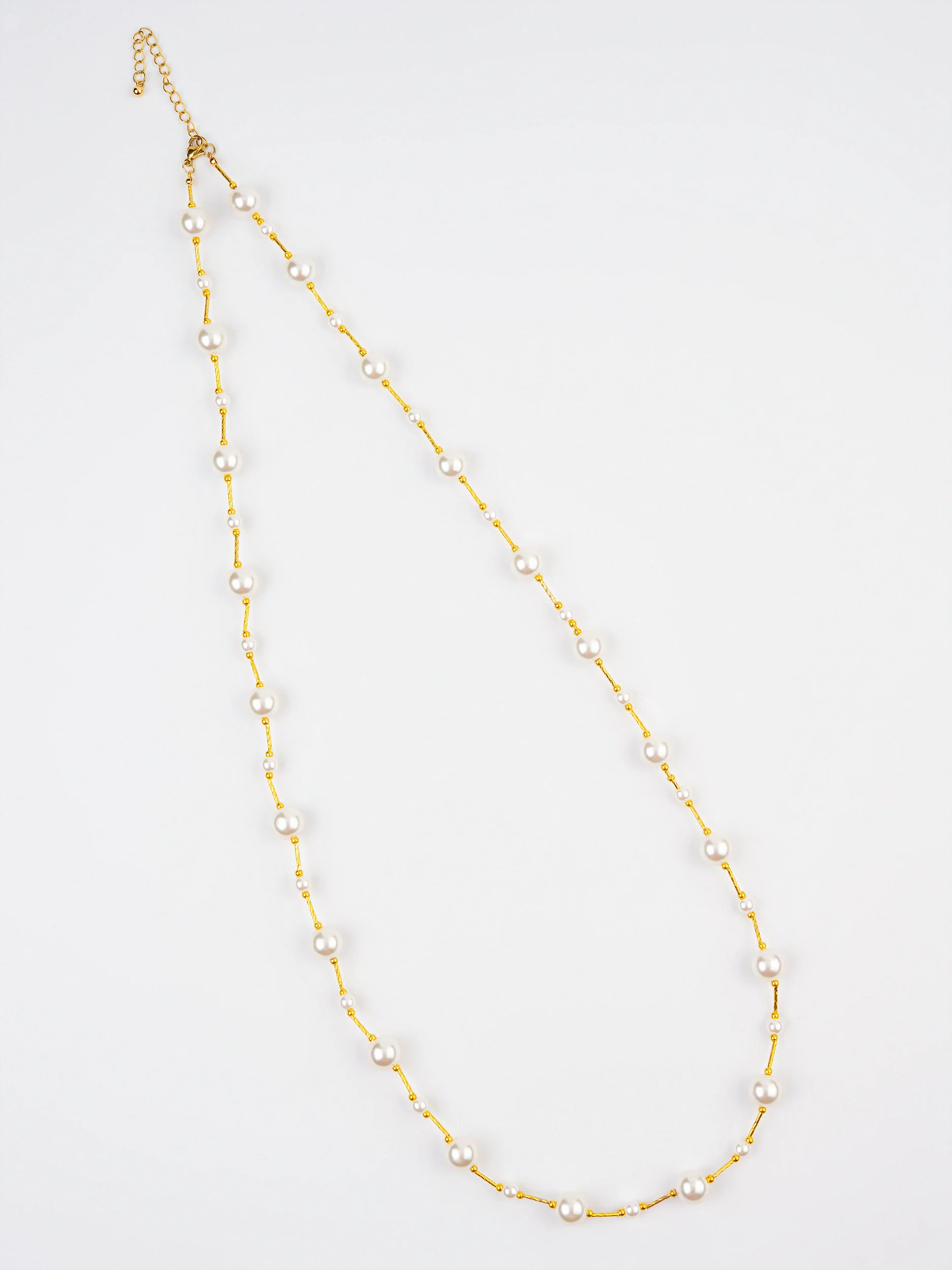 Pearl Chain Necklace - Image 2