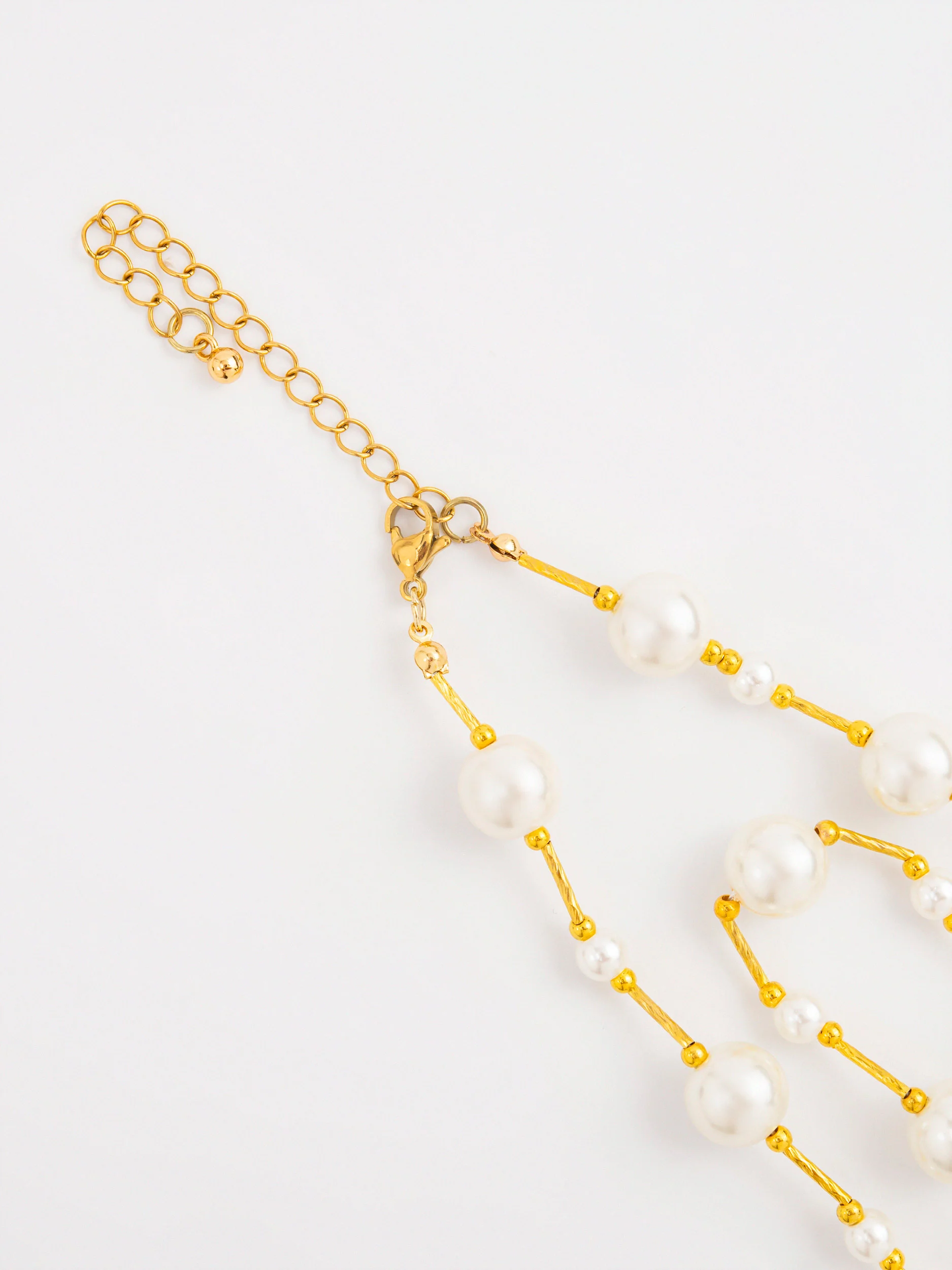 Pearl Chain Necklace - Image 3