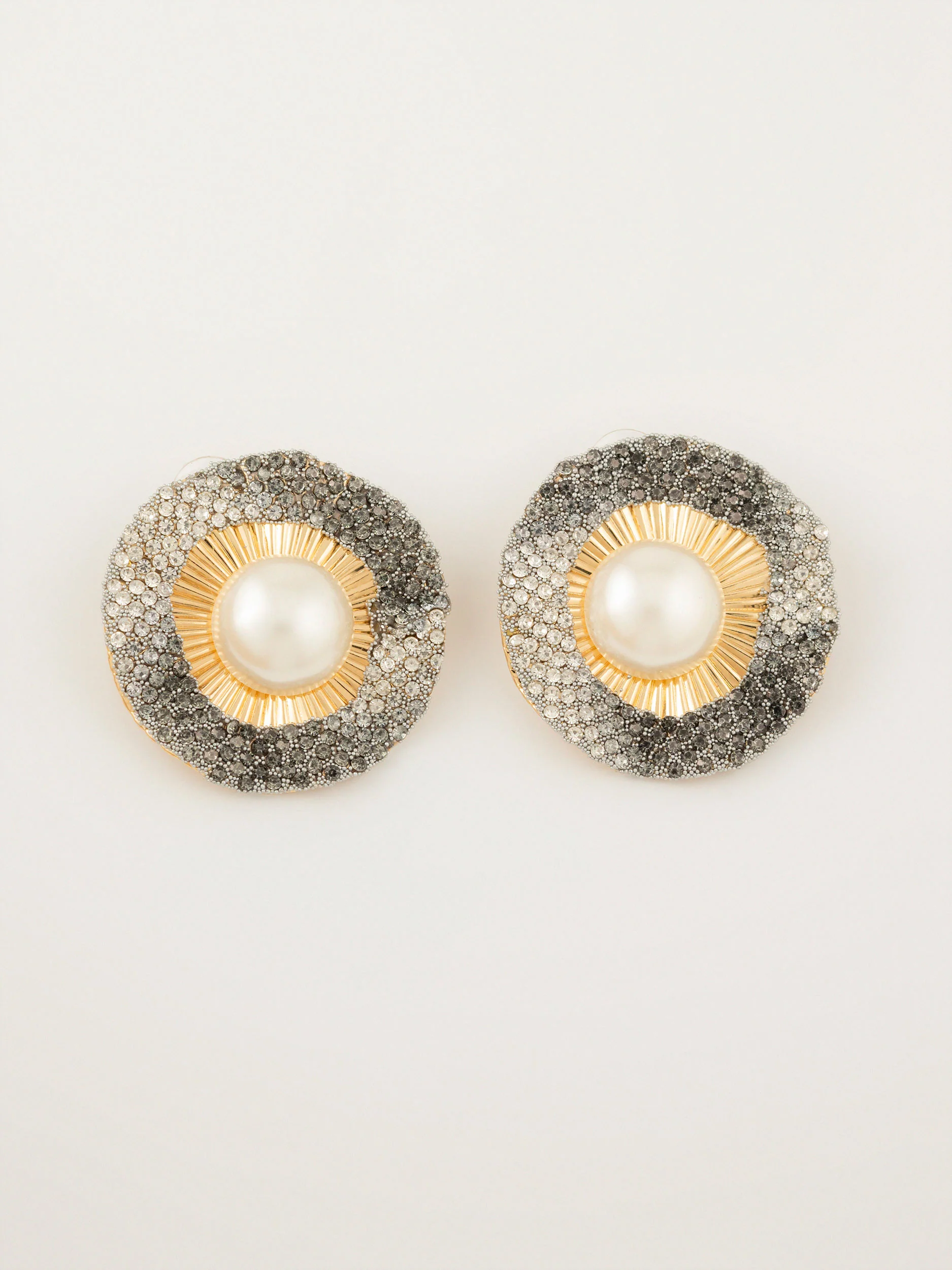 Pearl Stud Earrings - Image 3