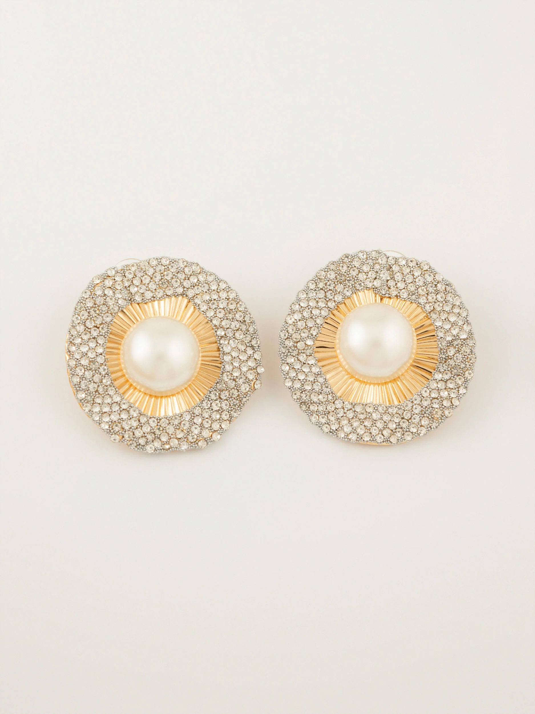 Pearl Stud Earrings - Image 3