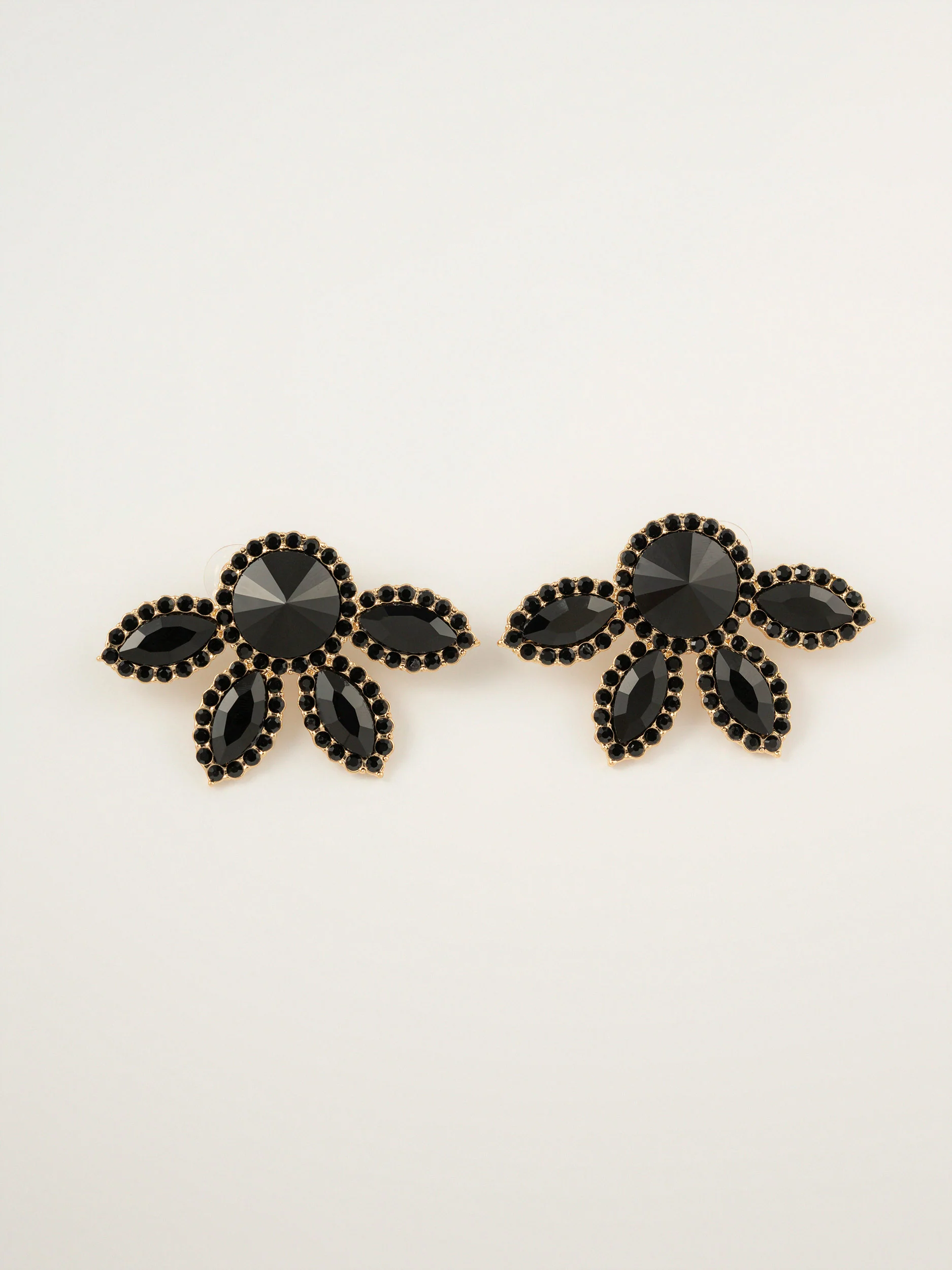 Floral Crystal Earrings - Image 3