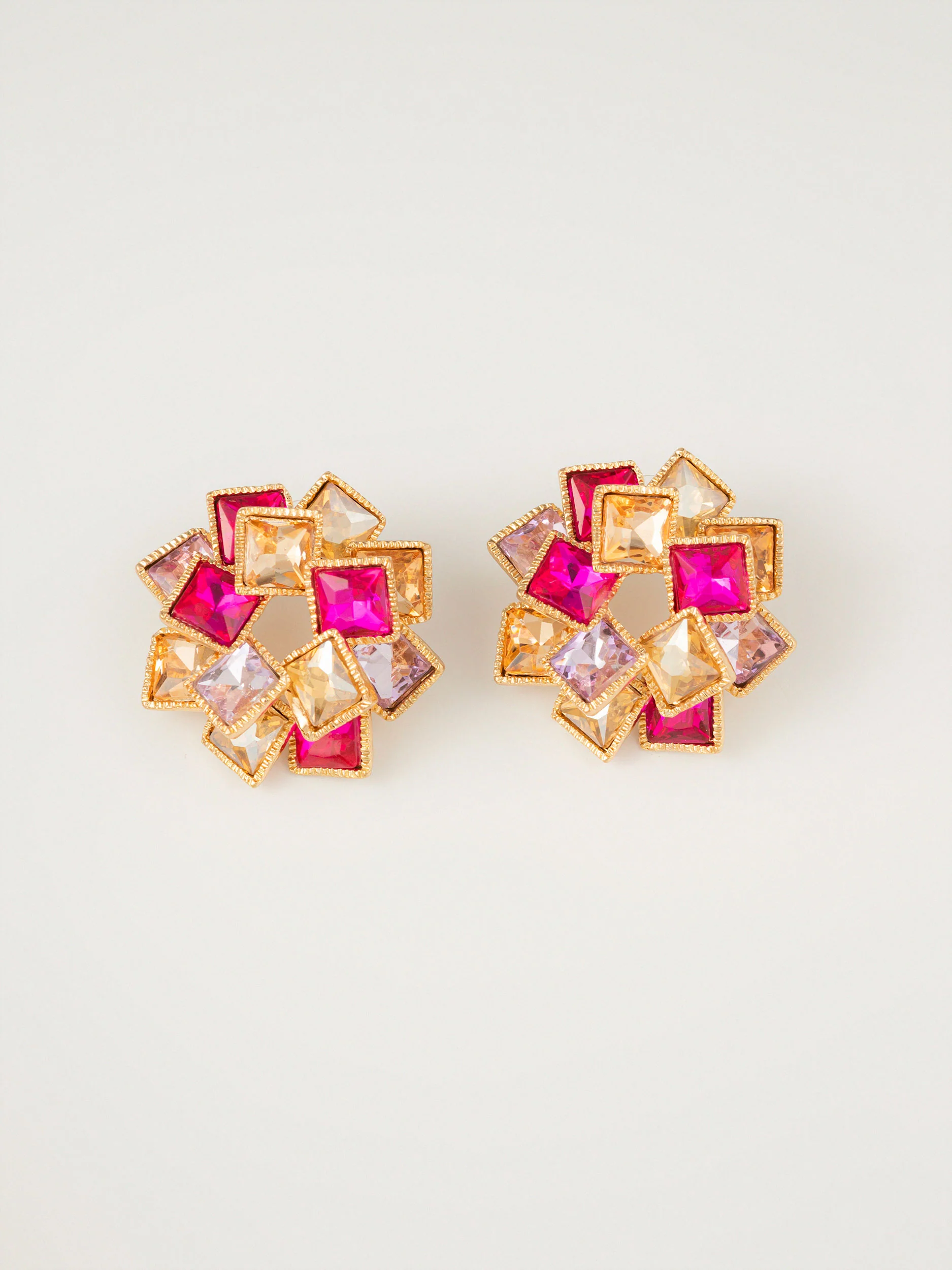 Floral Studs Earrings - Image 3