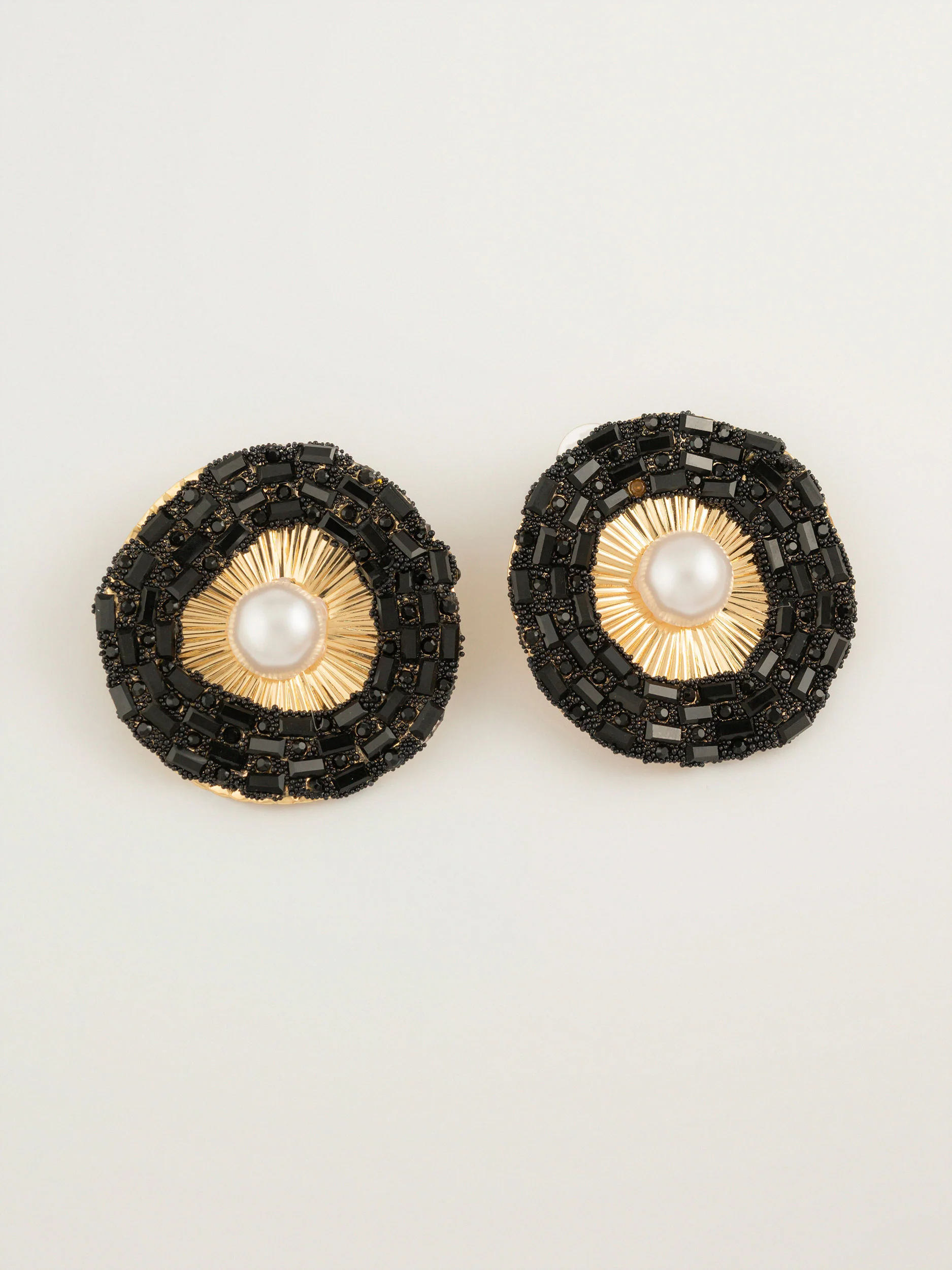 Pearl Halo Earrings - Image 3