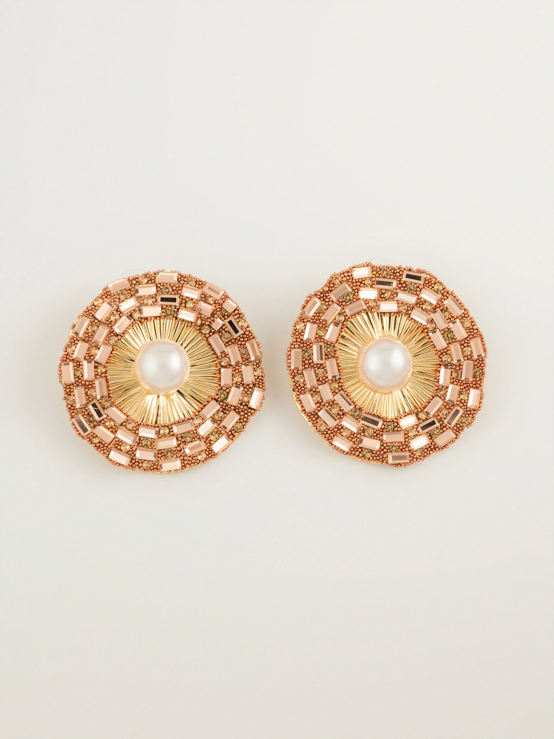 Pearl Halo Earrings - Image 3