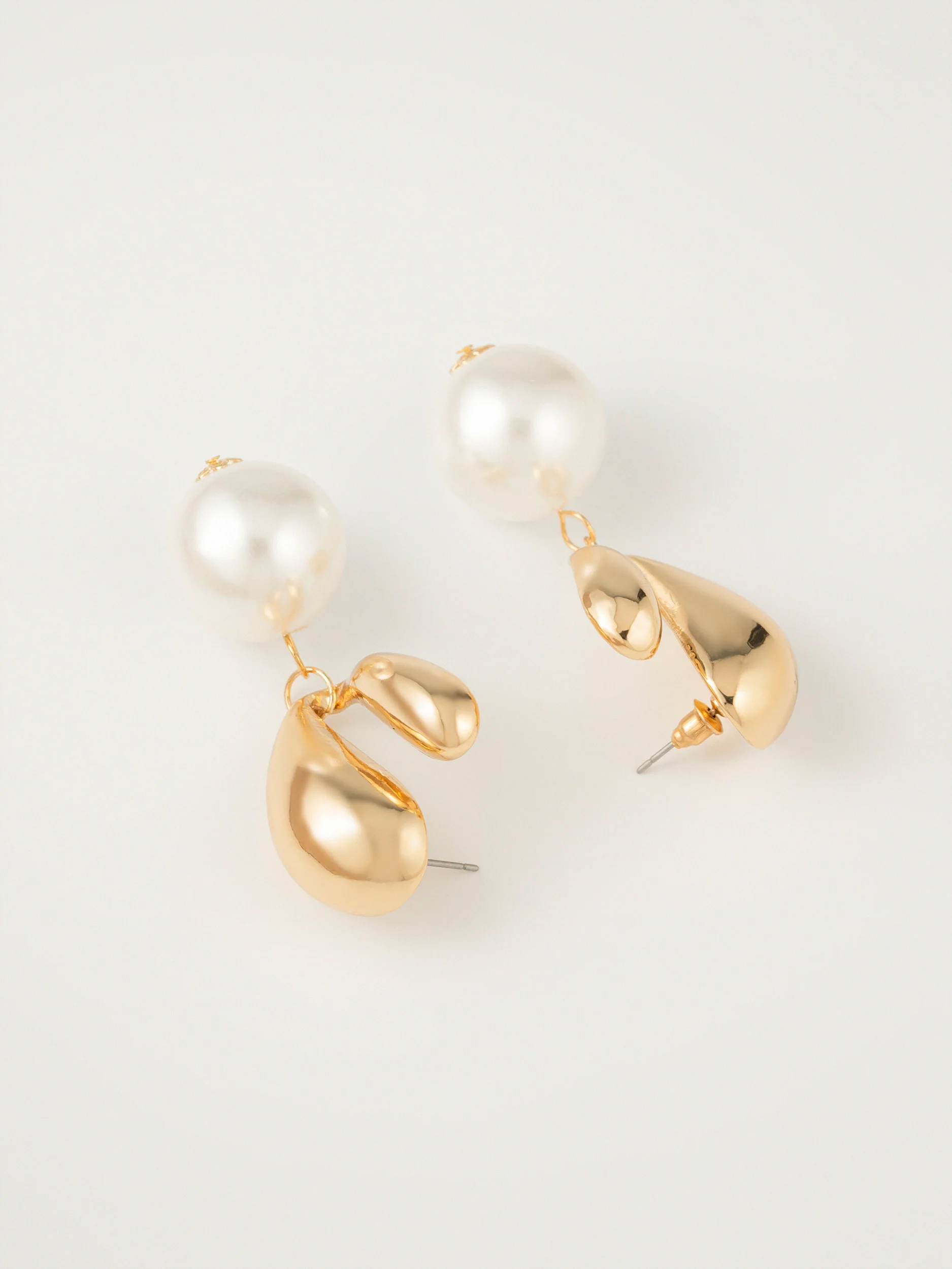 Pearl Drop Earrings - Image 2