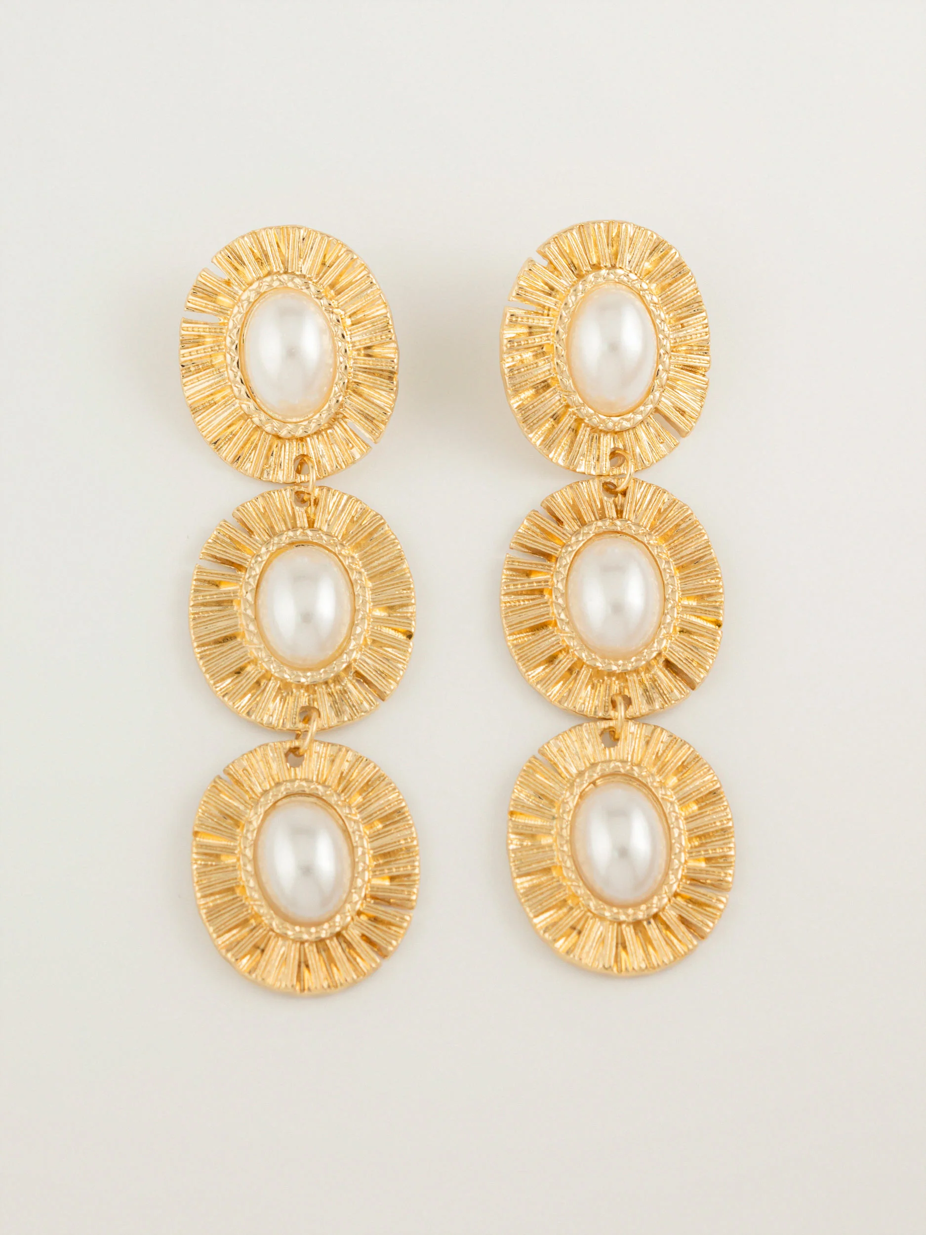 Pearl Drop Earrings - Image 2