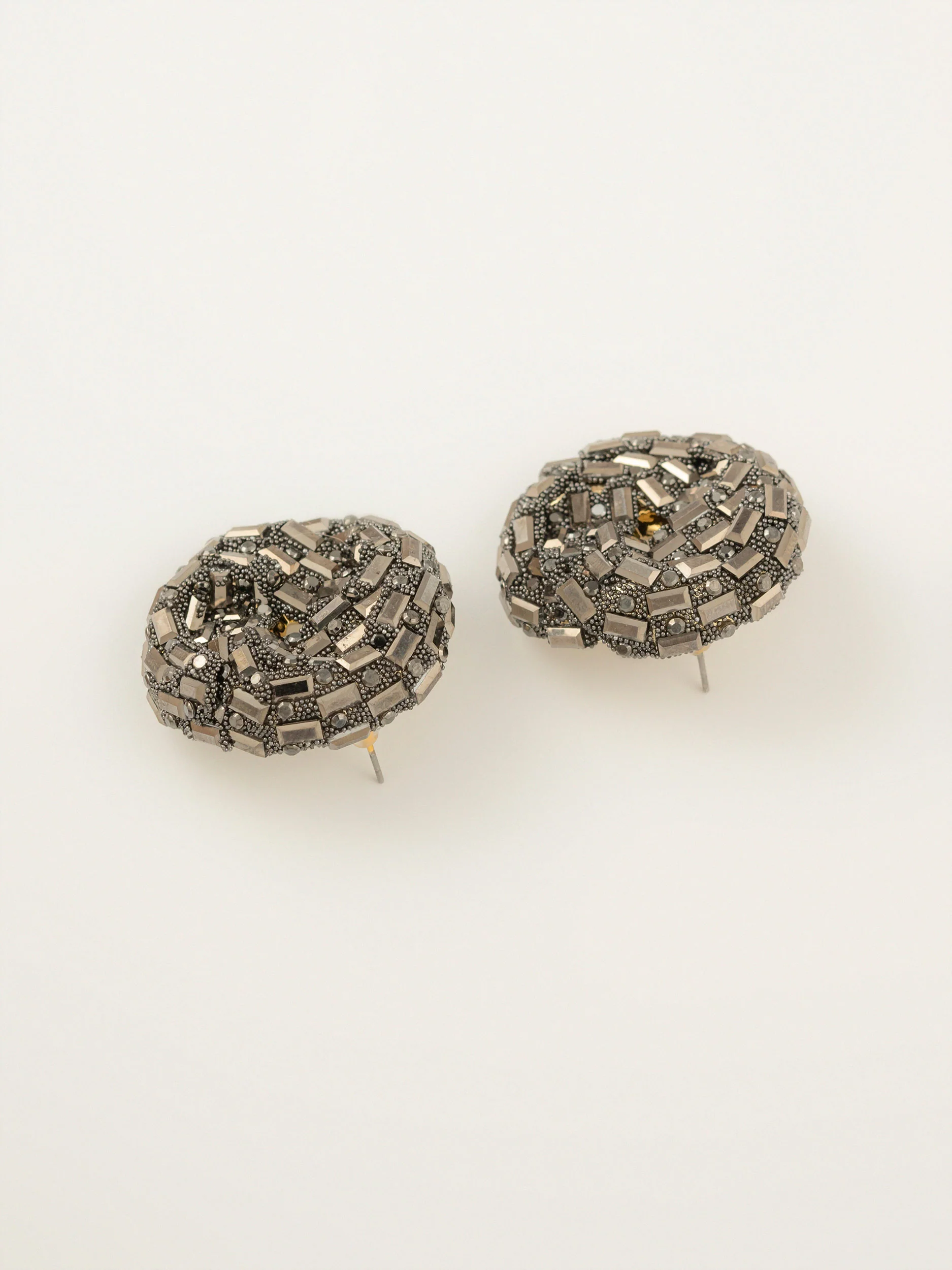 Dome Stud Earrings - Image 2