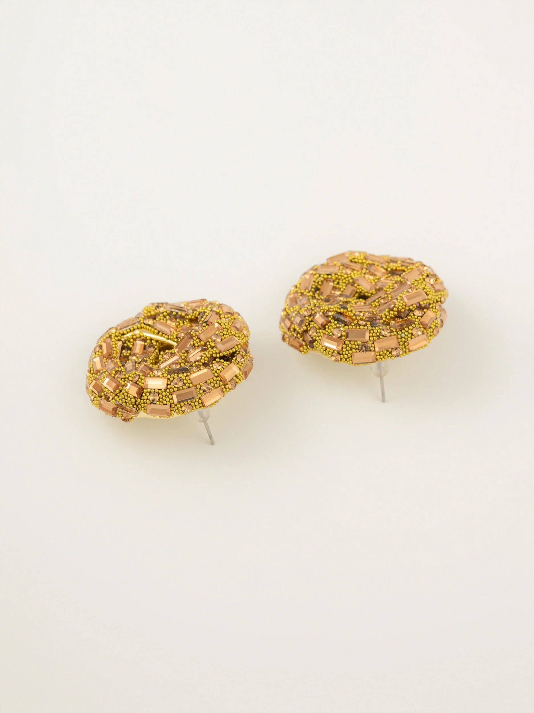 Dome Stud Earrings - Image 2