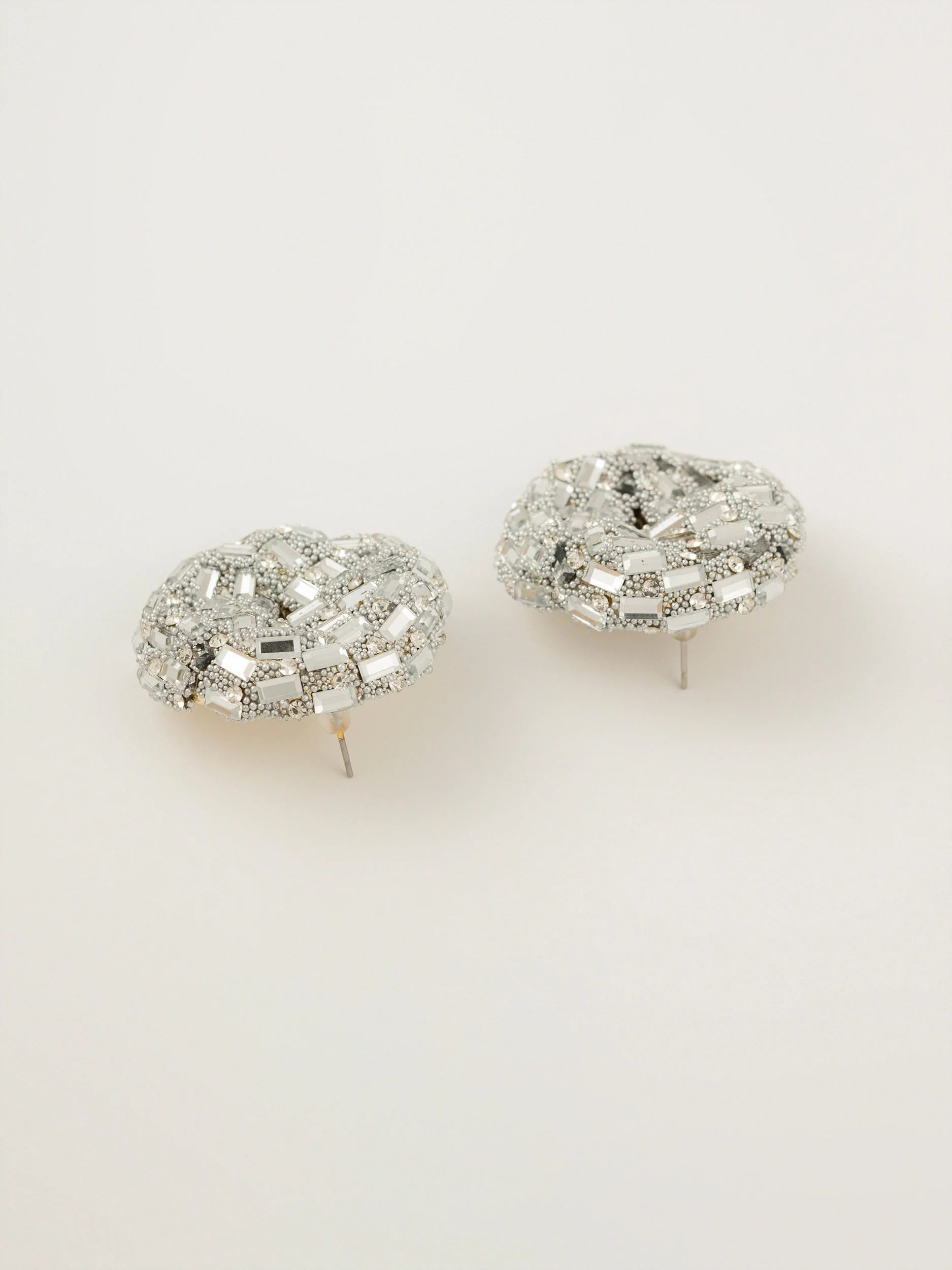 Dome Stud Earrings - Image 2