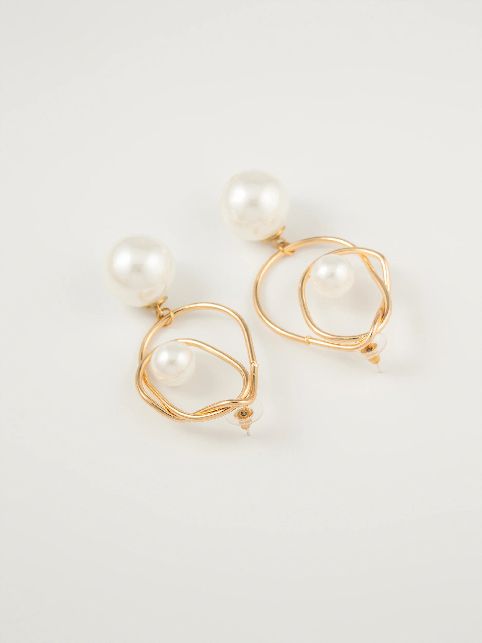 Pearl Drop Earrings - Image 2