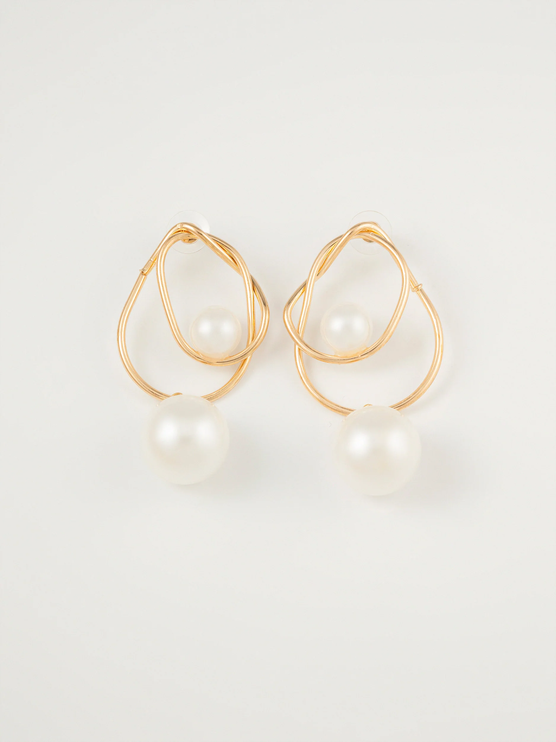Pearl Drop Earrings - Image 3