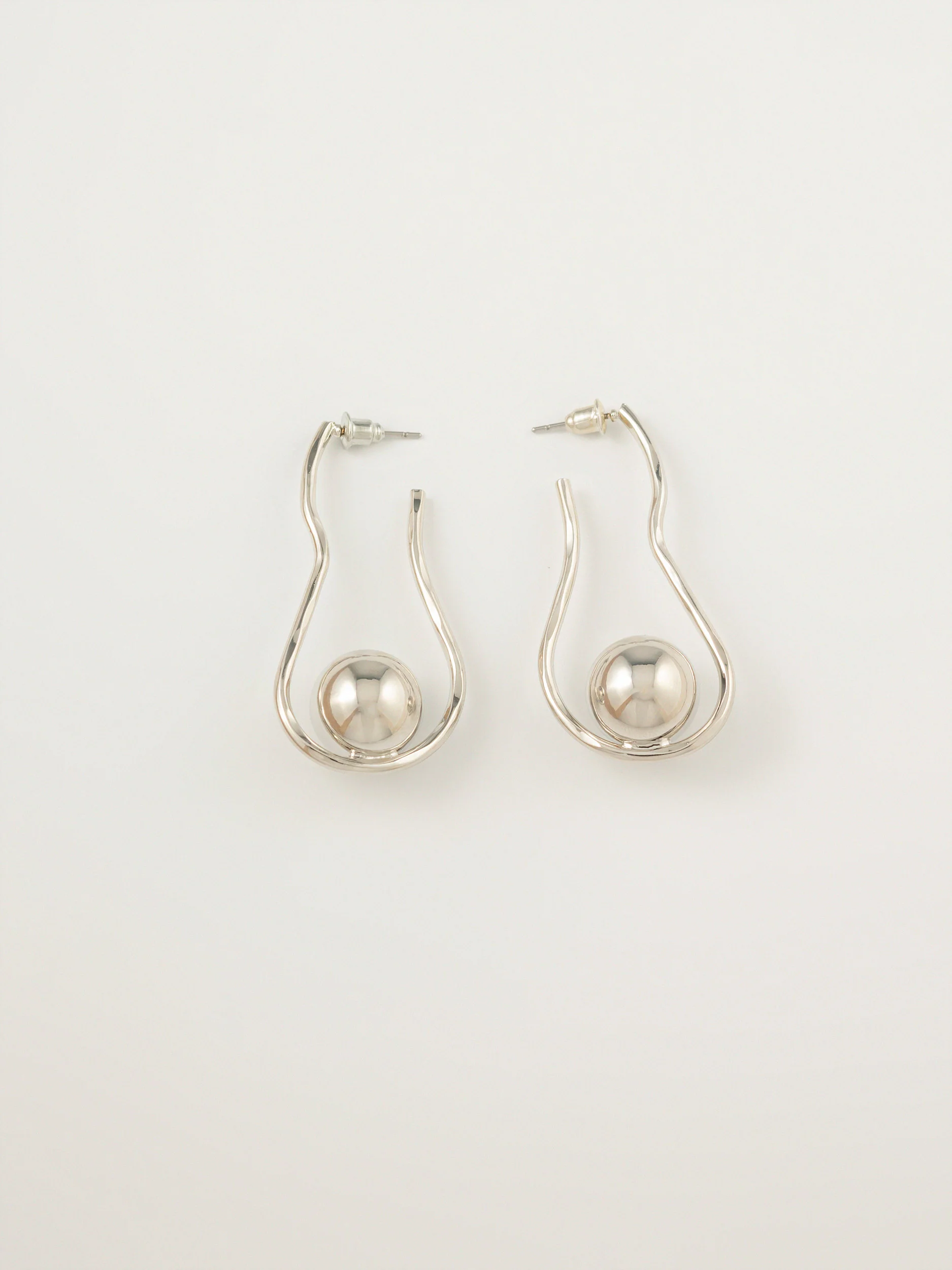 Spiral Ball Earrings - Image 3