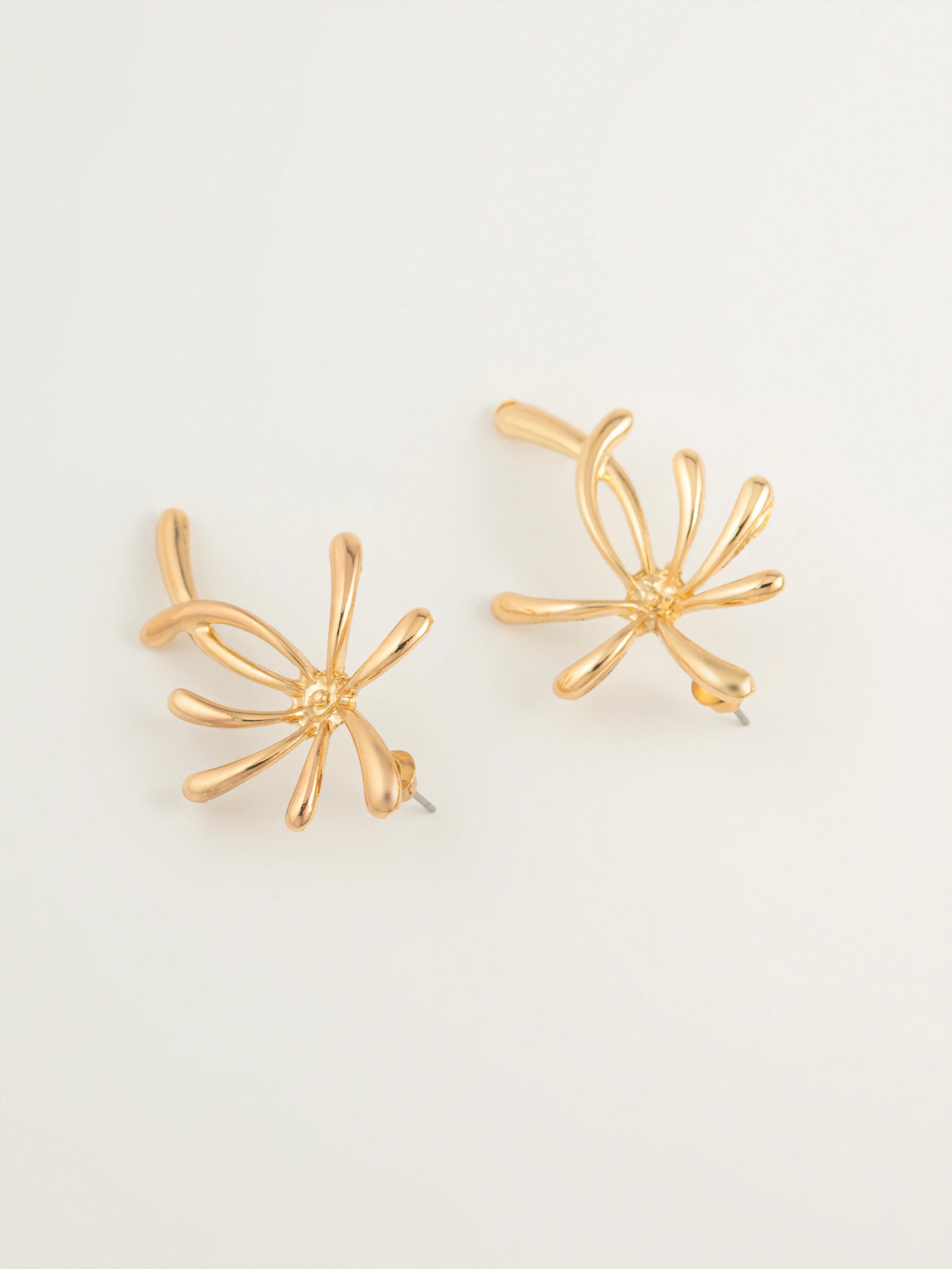 Abstract Floral Earrings - Image 2