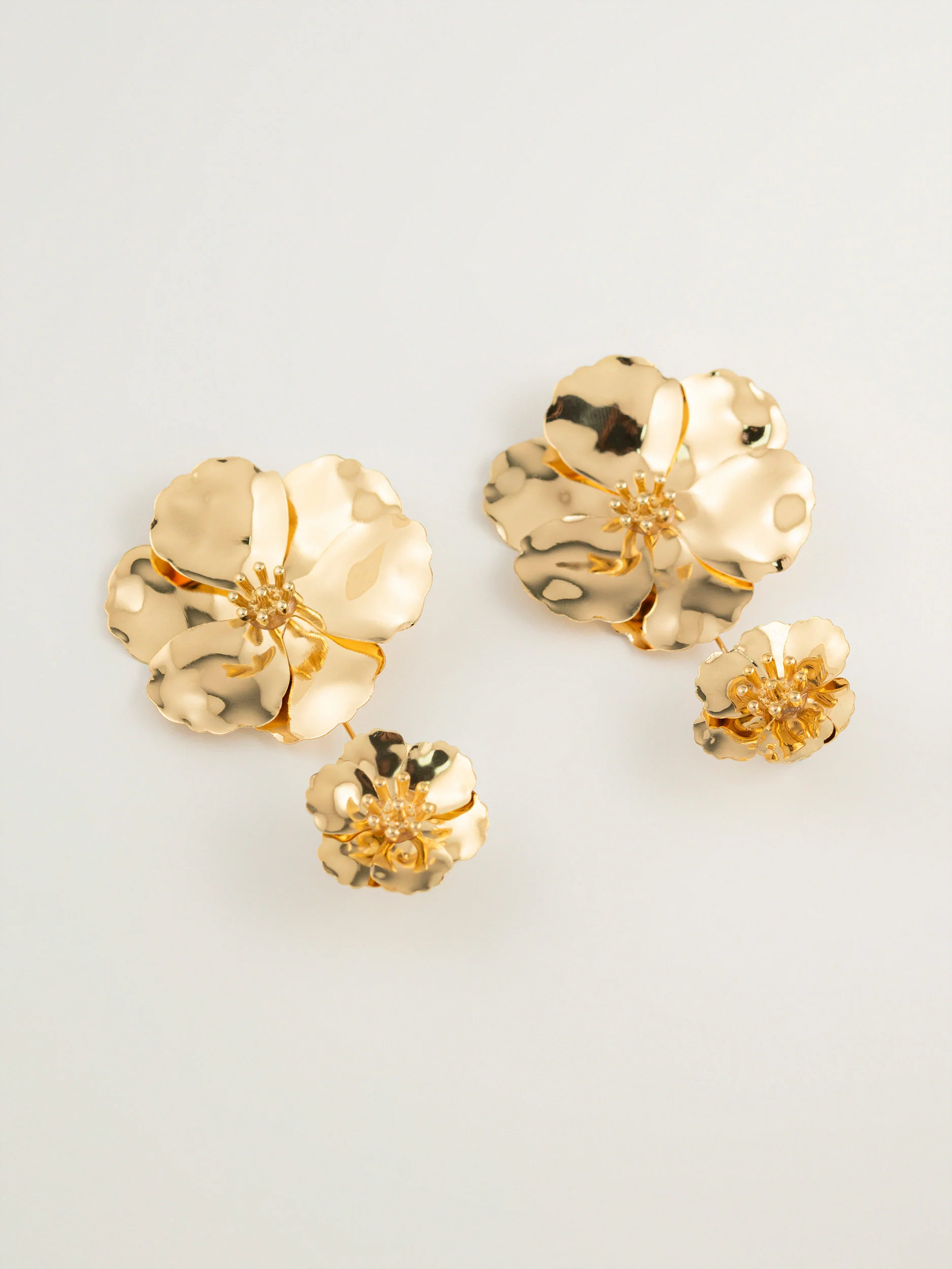 Vintage Flower Earrings - Image 2