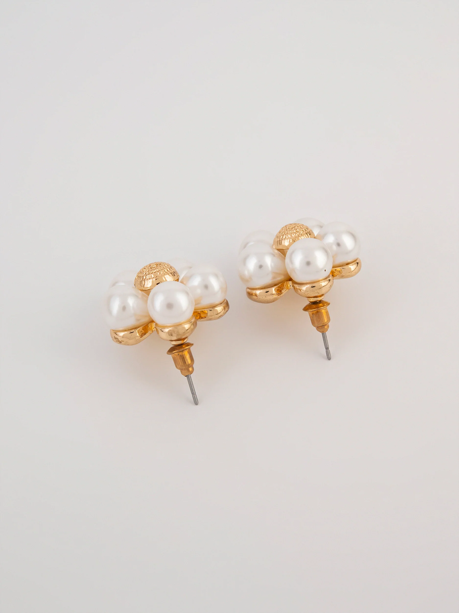 Floral Pearl Studs - Image 2