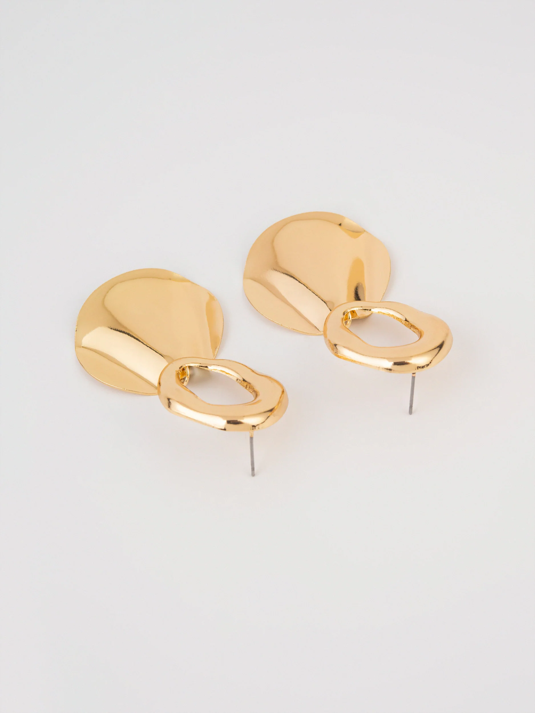 Oval Dangle Earrings - Image 2