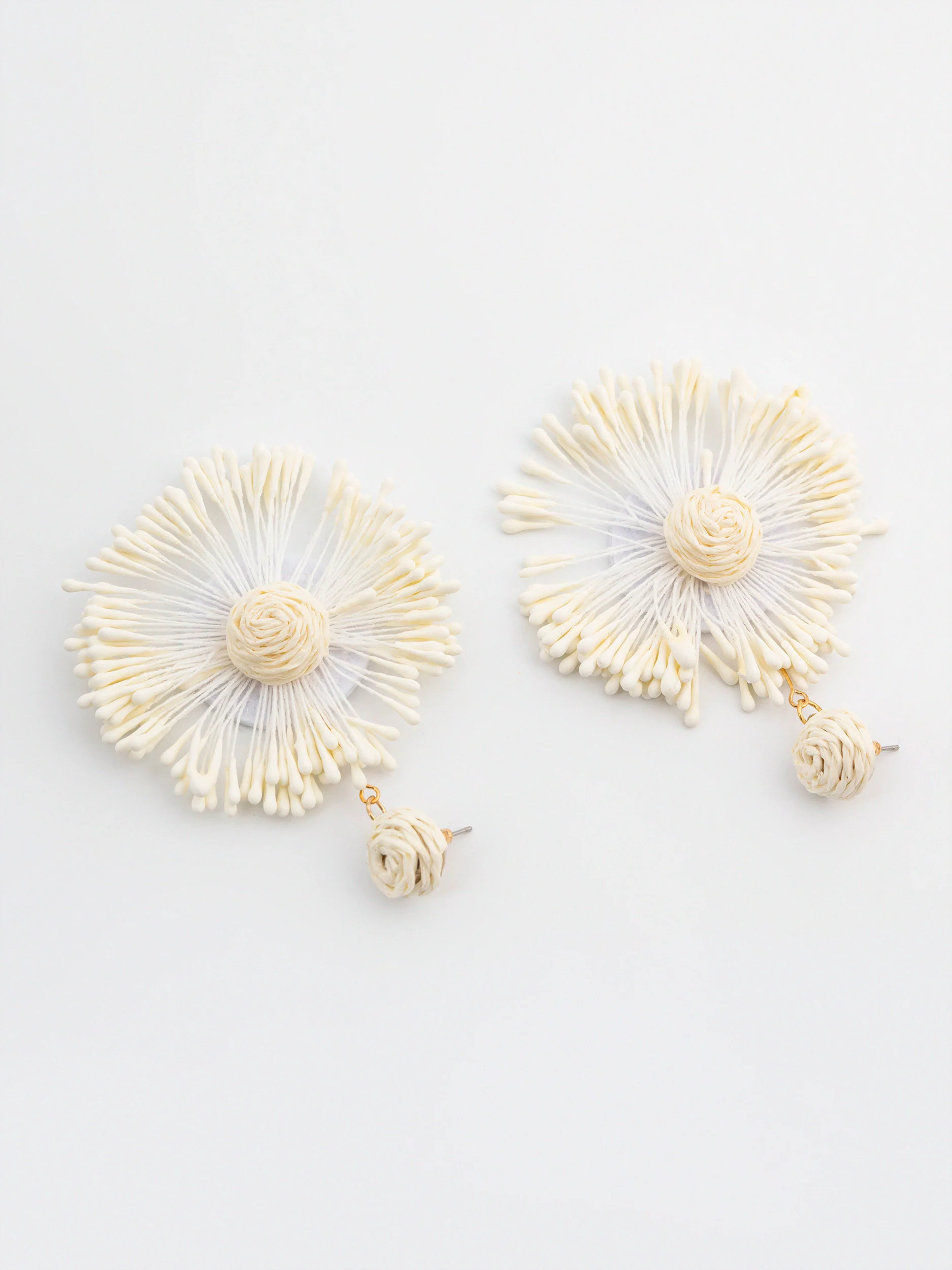 Floral Dangle Earrings - Image 2