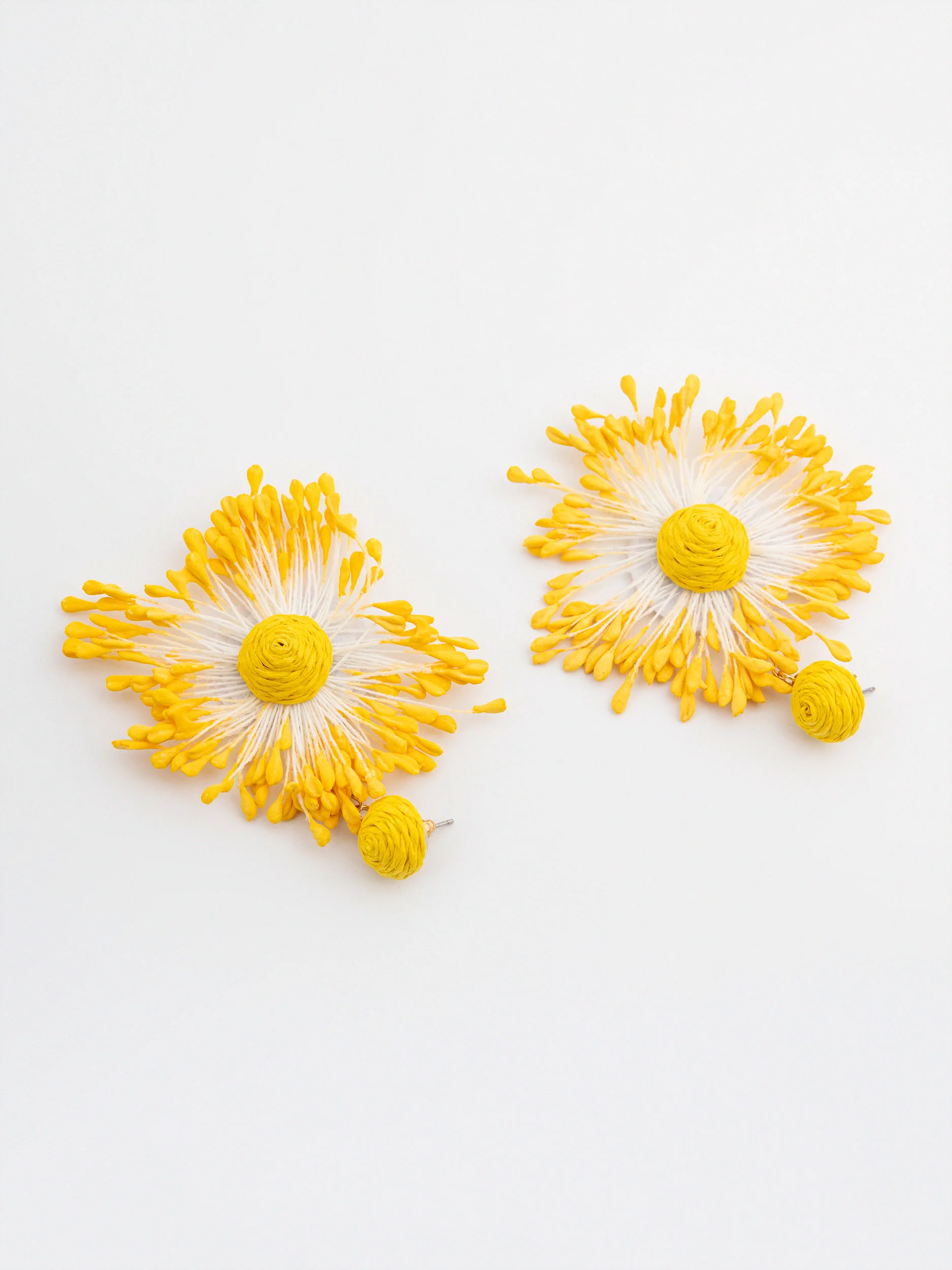 Floral Dangle Earrings - Image 2