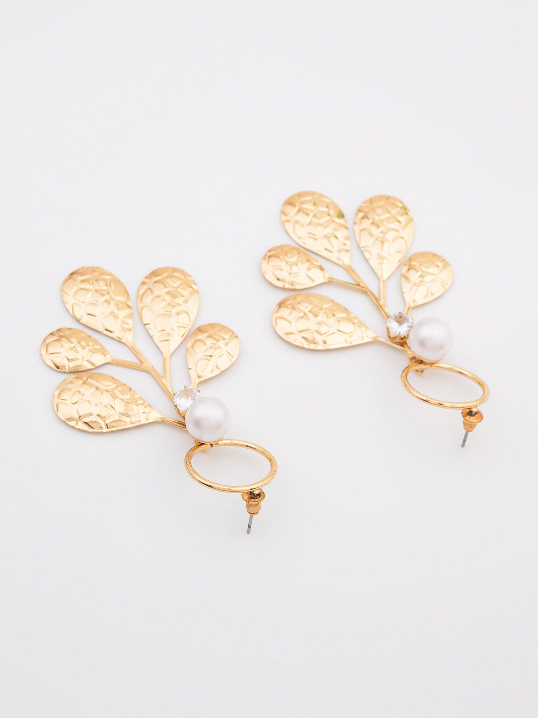 Leaf Cluster Earrings - Image 2