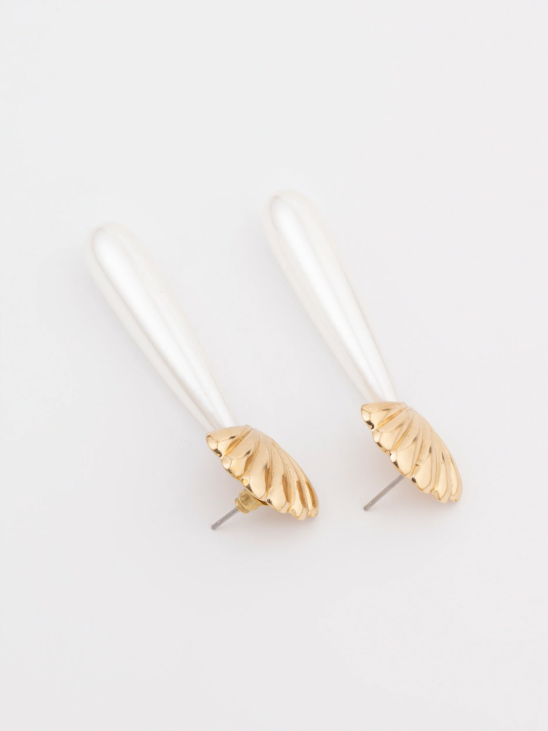 Pearl Drop Earrings - Image 2