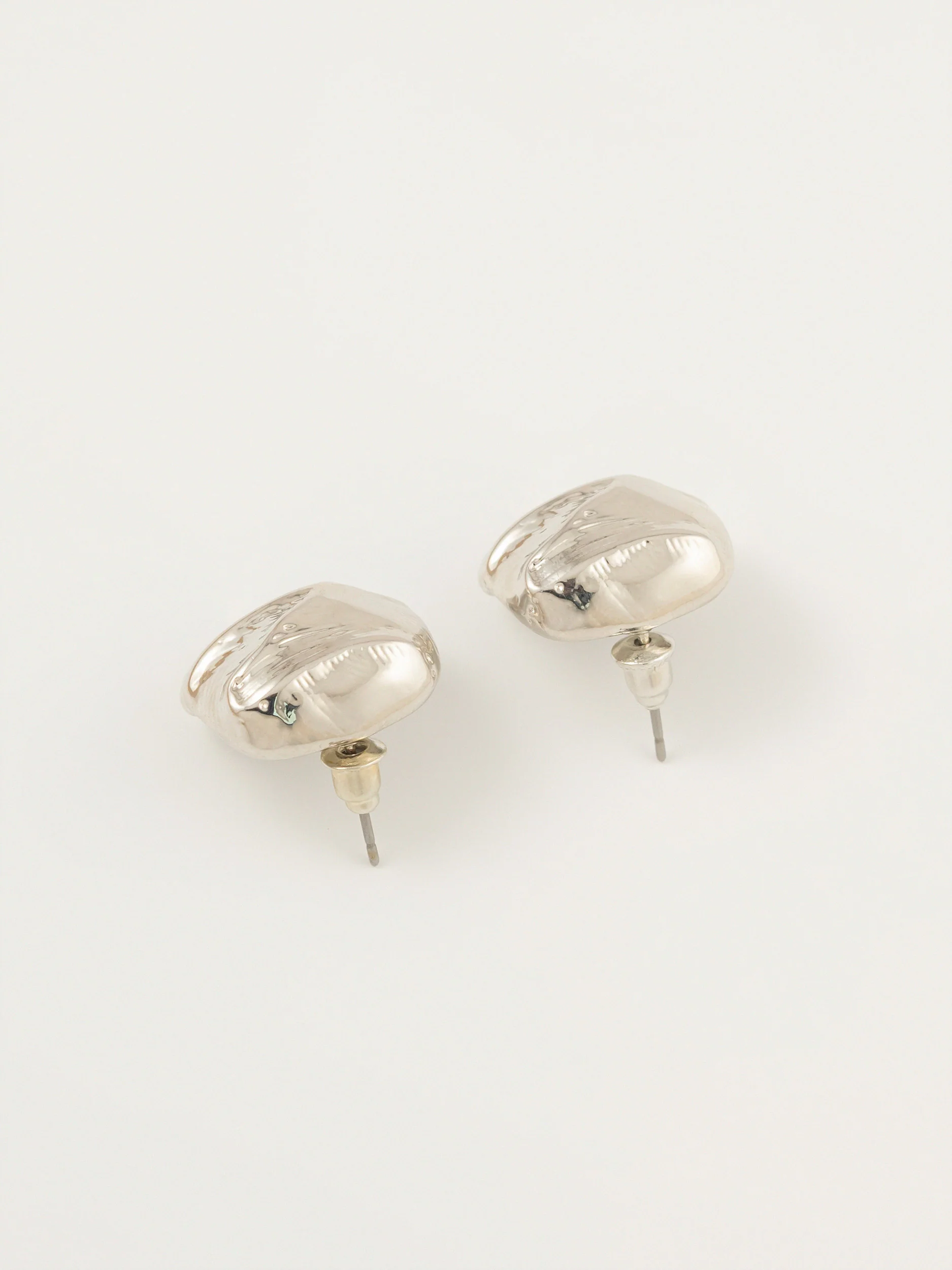 Textured Stud Earrings - Image 2