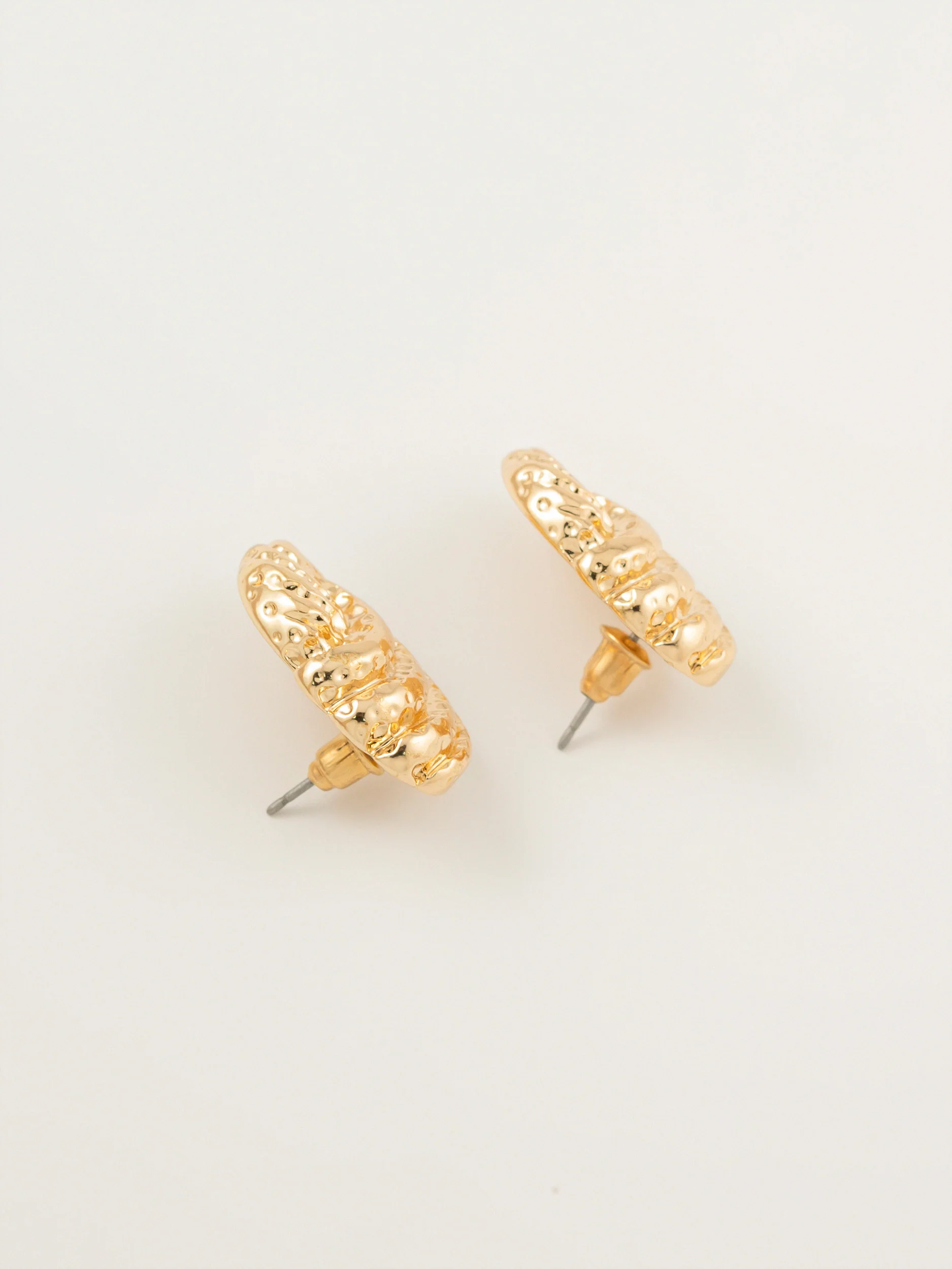 Oval Braided Earrings - Image 2