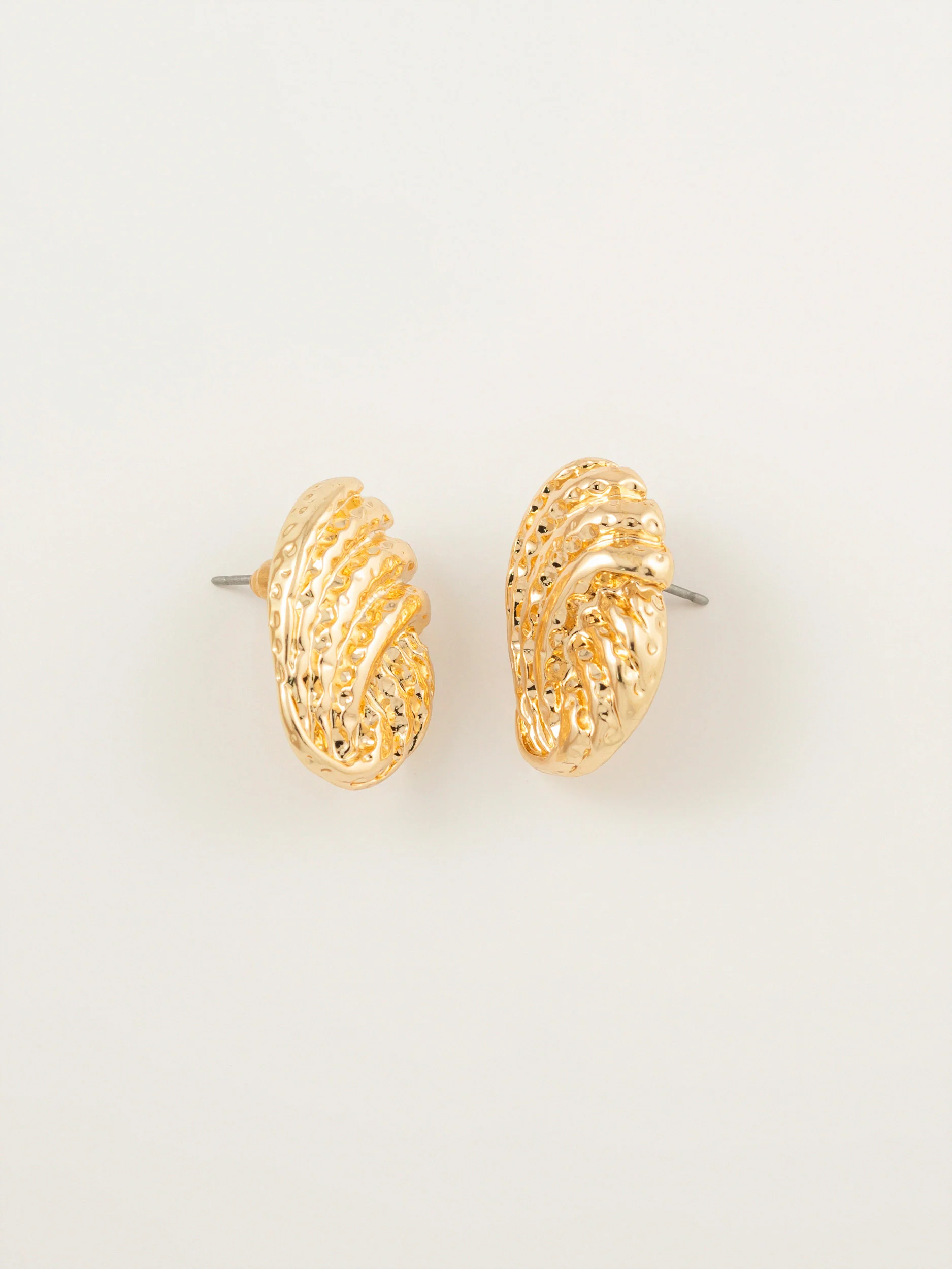 Oval Braided Earrings - Image 3