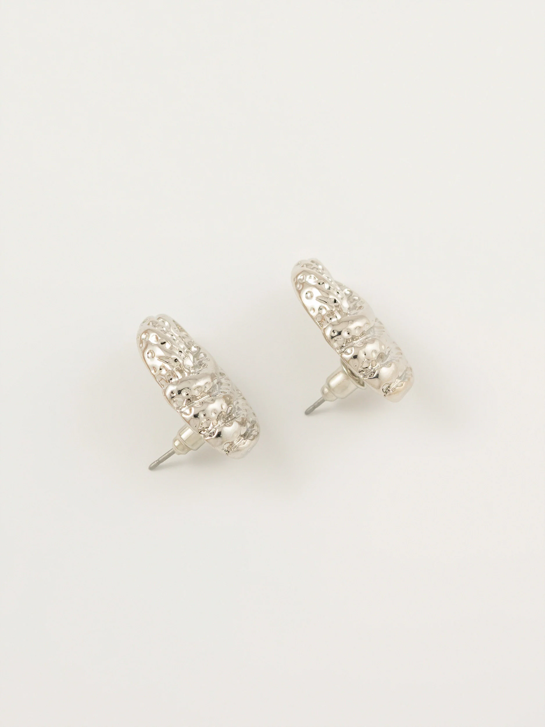 Oval Braided Earrings - Image 2