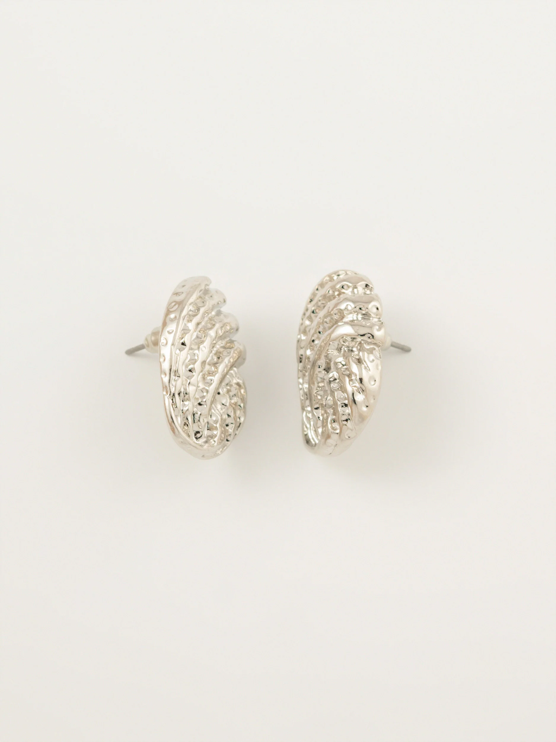 Oval Braided Earrings - Image 3