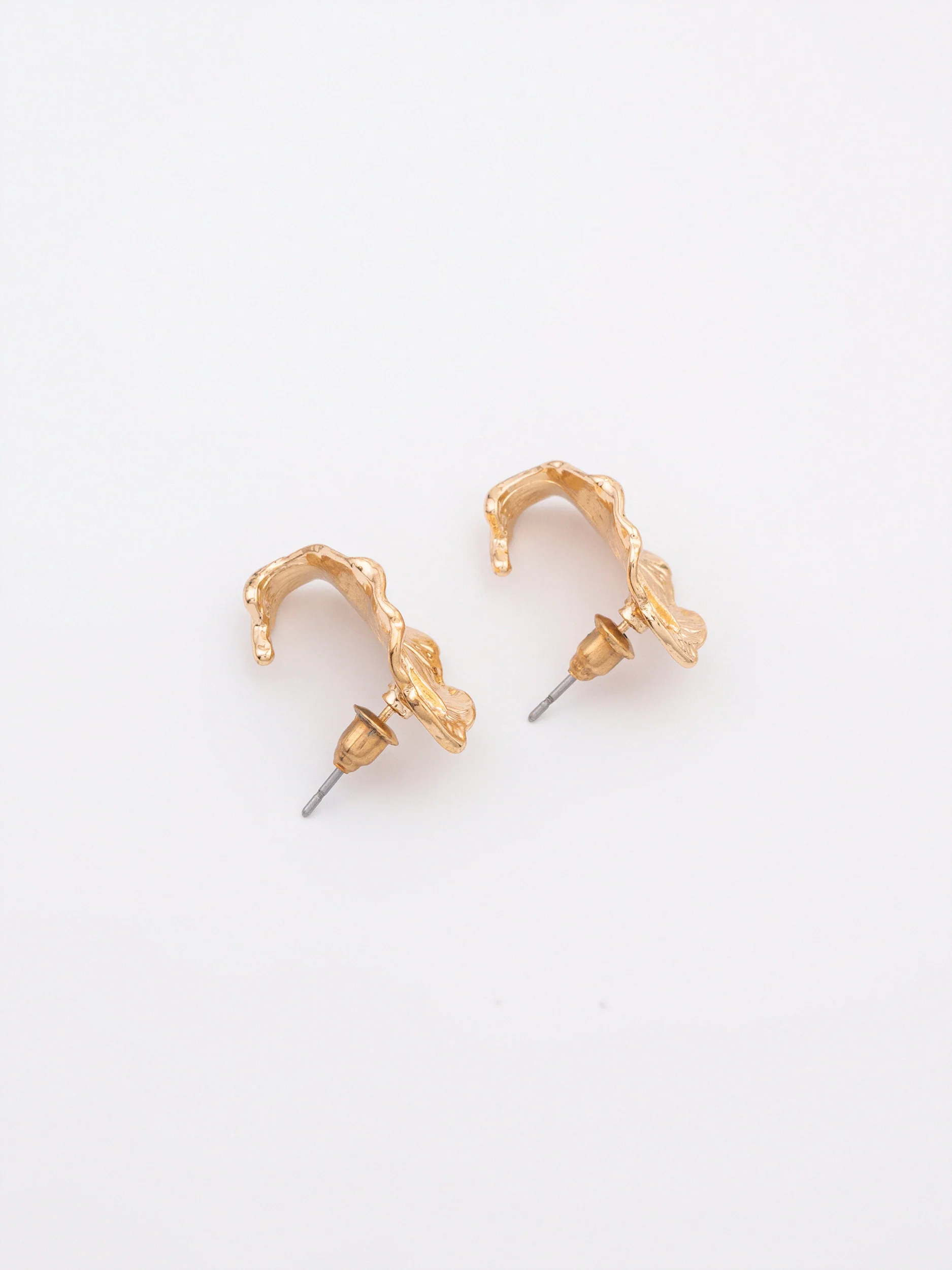 Leaf Stud Earrings - Image 2