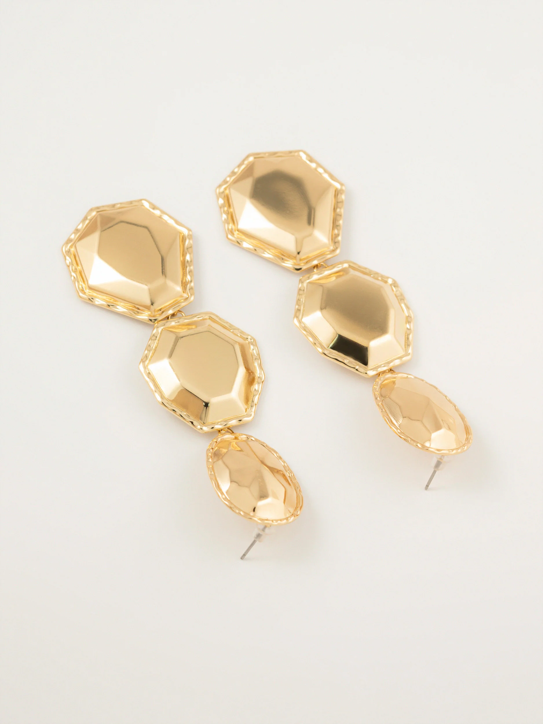 Geometric Drop Earrings - Image 2