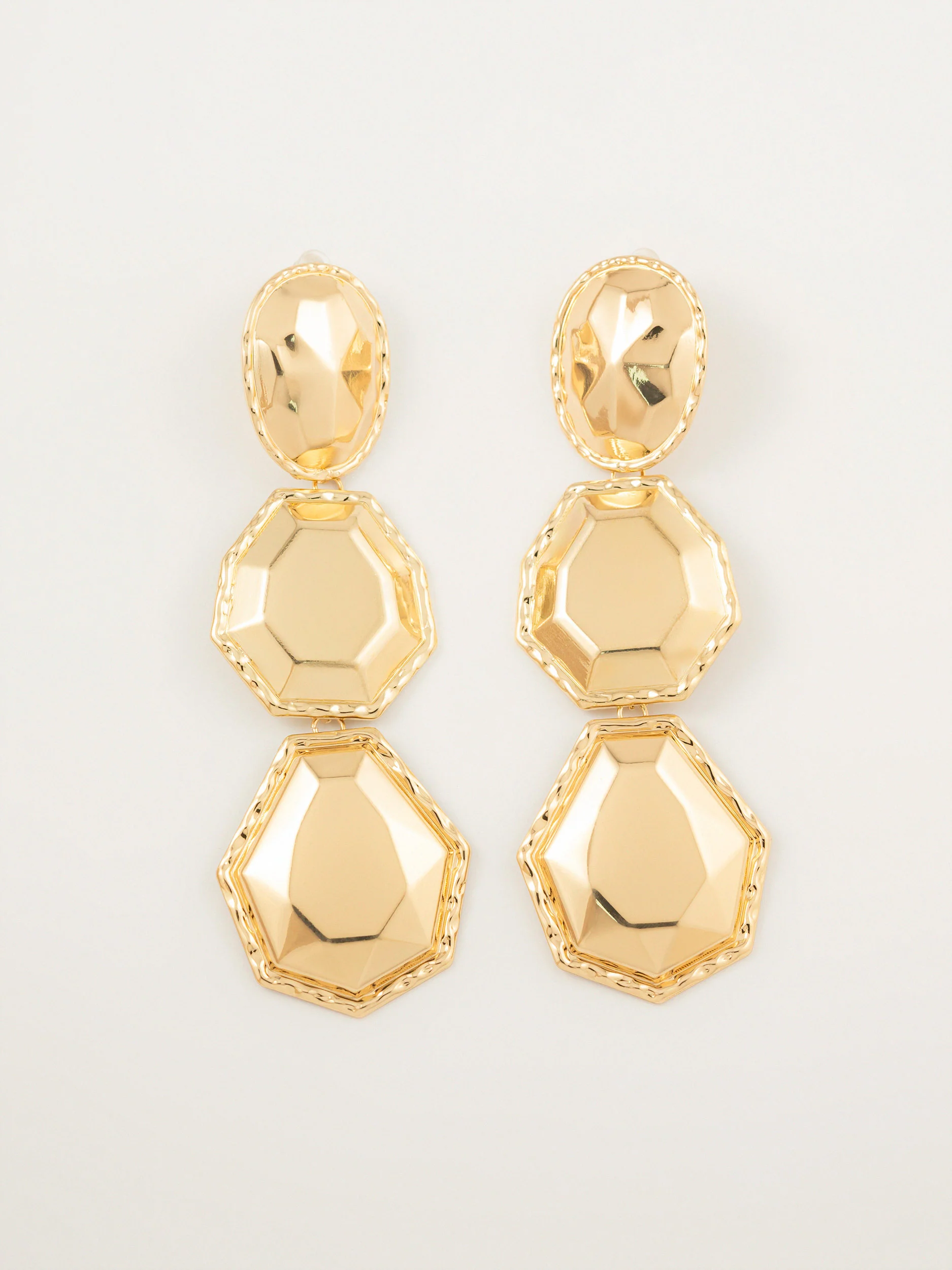 Geometric Drop Earrings - Image 3